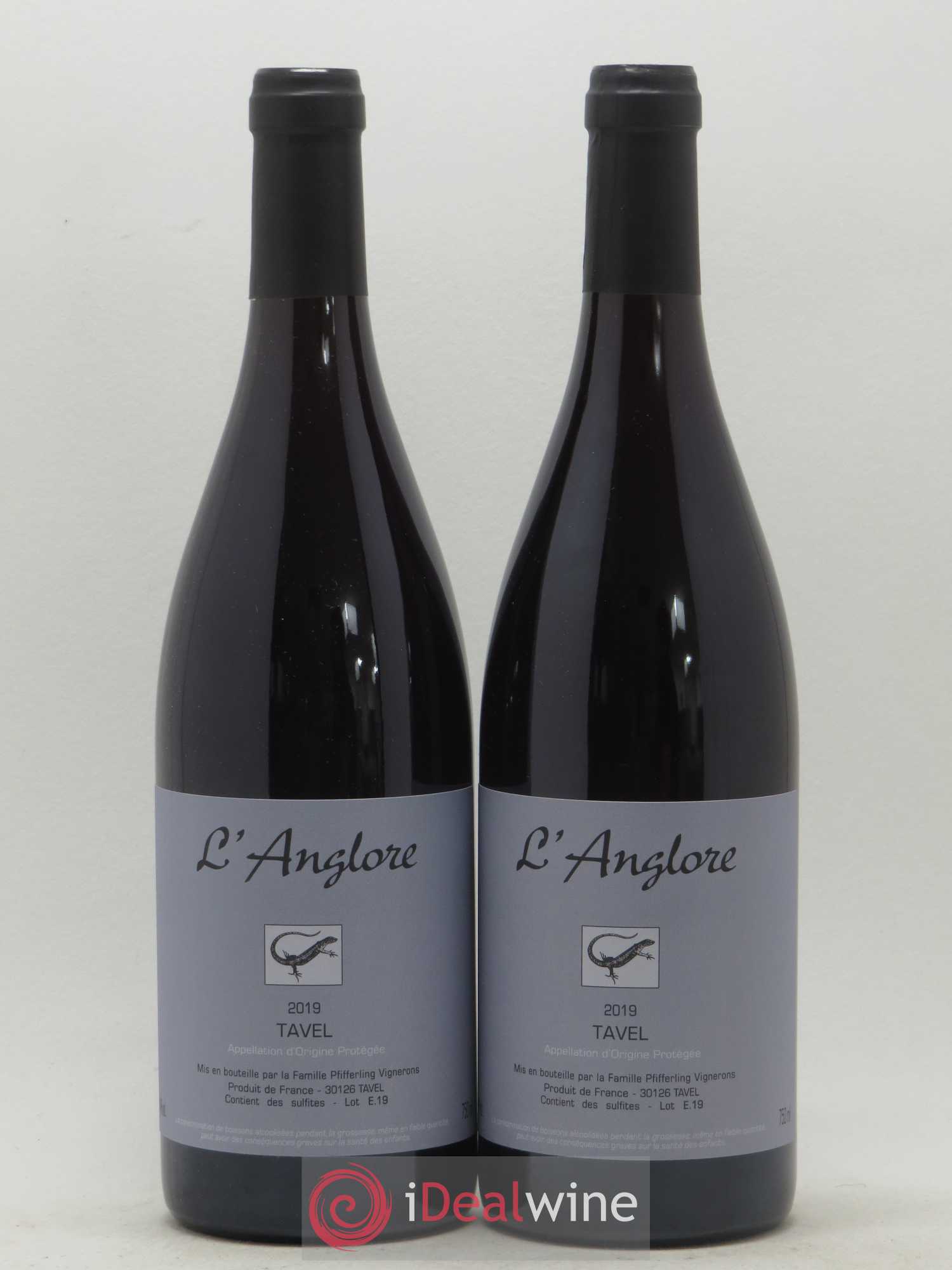 Tavel L'Anglore 2019 - Posten von 2 Flaschen - 0