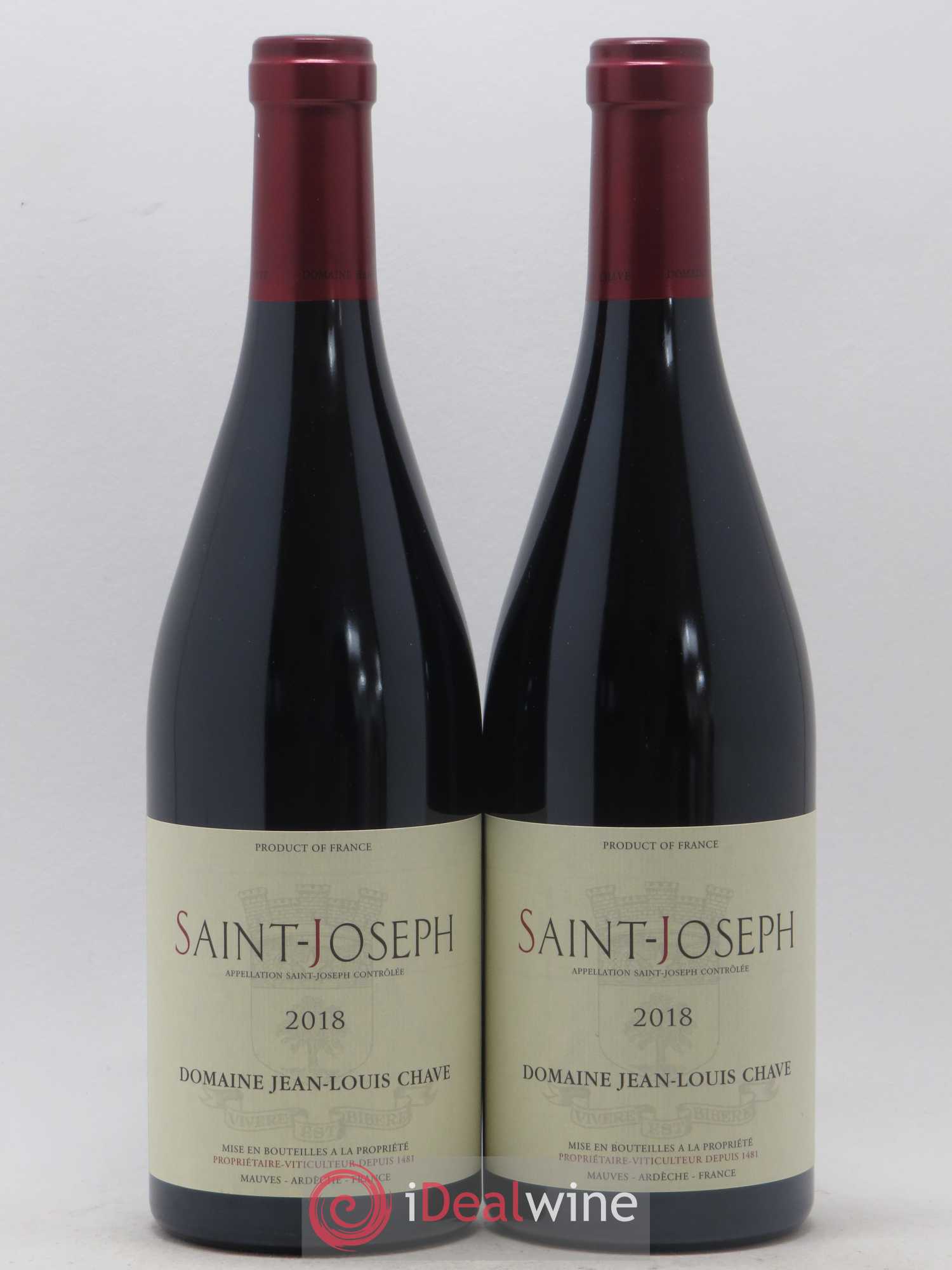 Saint-Joseph Jean-Louis Chave 2018 - Lot de 2 bouteilles - 0