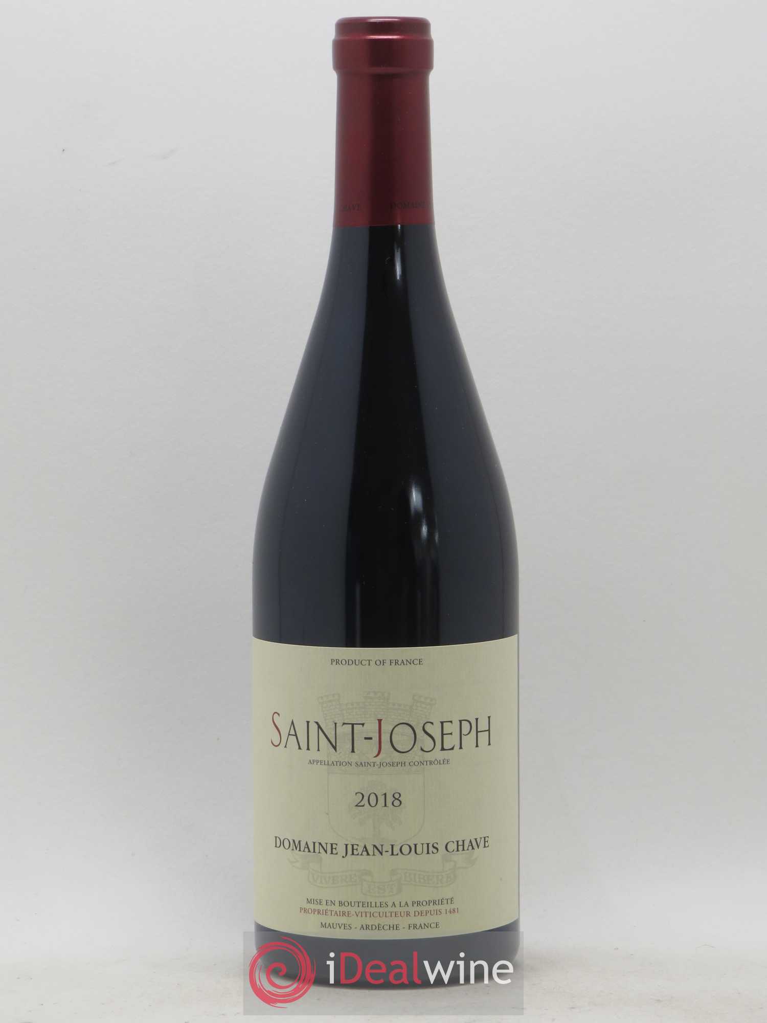 Saint-Joseph Jean-Louis Chave 2018 - Lot de 1 bouteille - 0