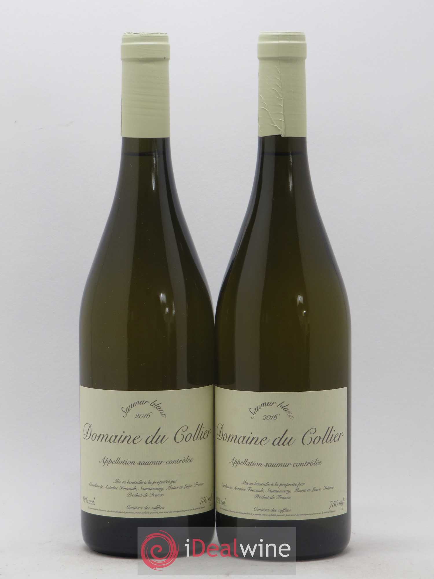 Saumur Domaine du Collier 2016 - Lot de 2 bouteilles - 0