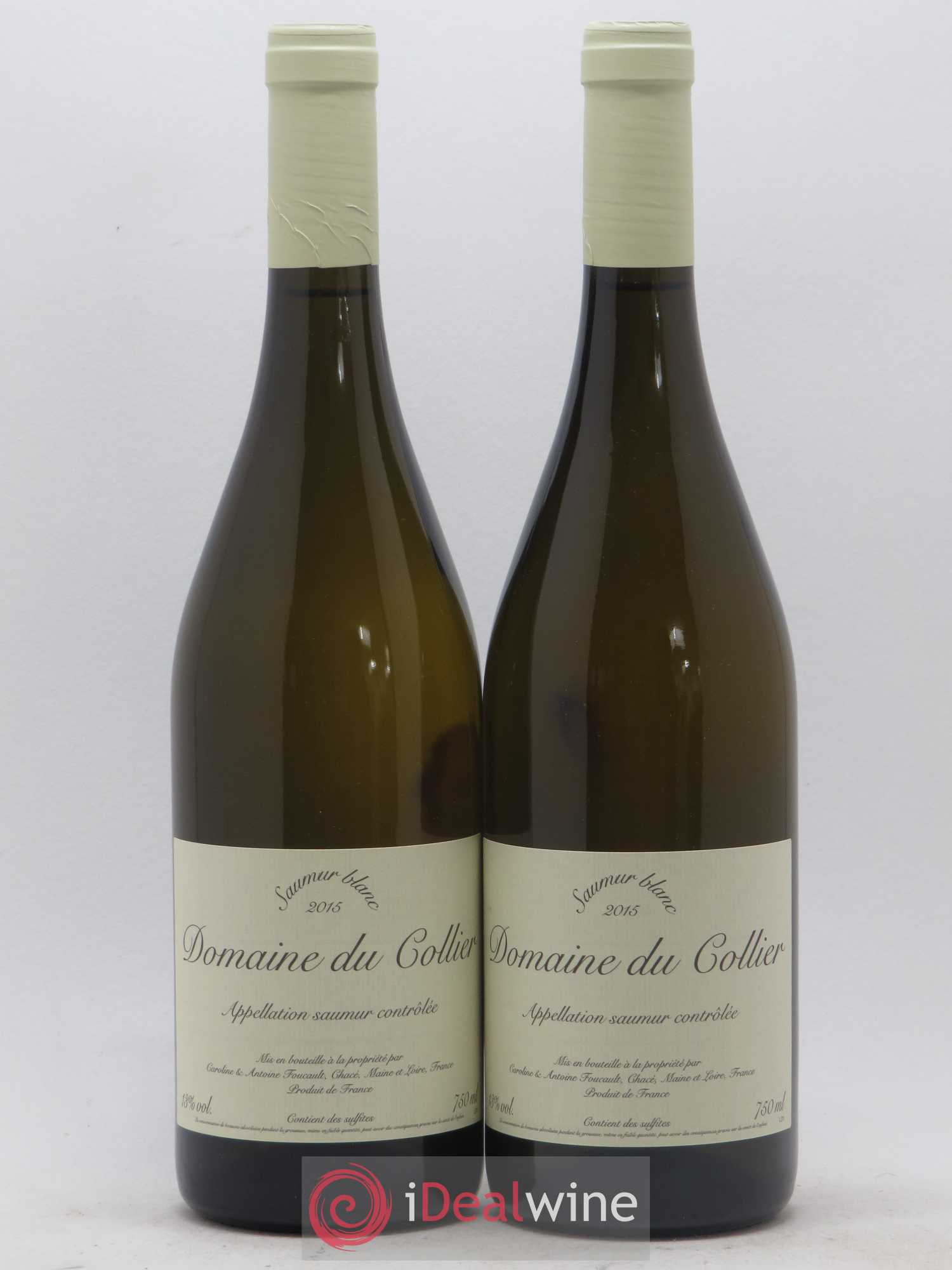 Saumur Domaine du Collier 2015 - Lot de 2 bouteilles - 0