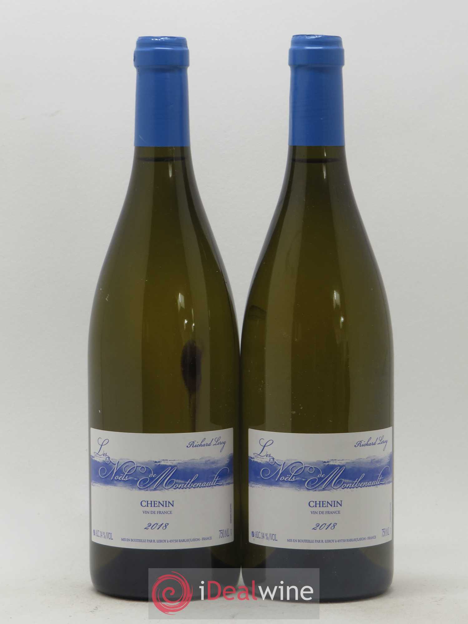 Vin de France Les Noëls de Montbenault Richard Leroy 2018 - Lot de 2 bouteilles - 0