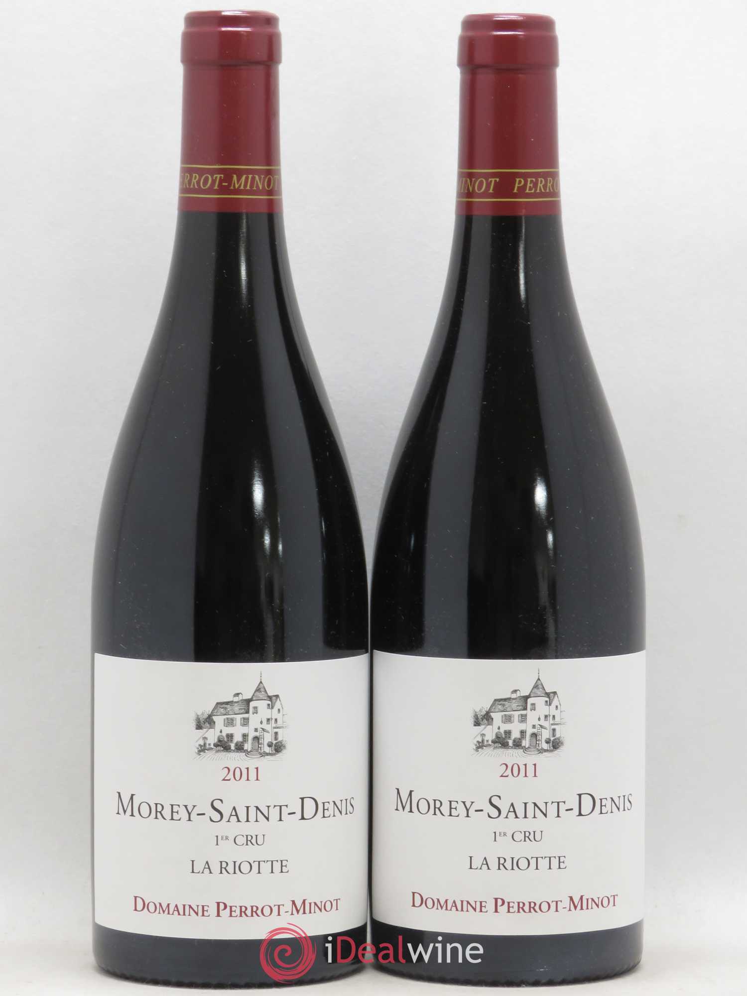 Morey-Saint-Denis 1er Cru La Riotte Vieilles Vignes Perrot-Minot Vieilles vignes 2011 - Lot de 2 bouteilles - 0