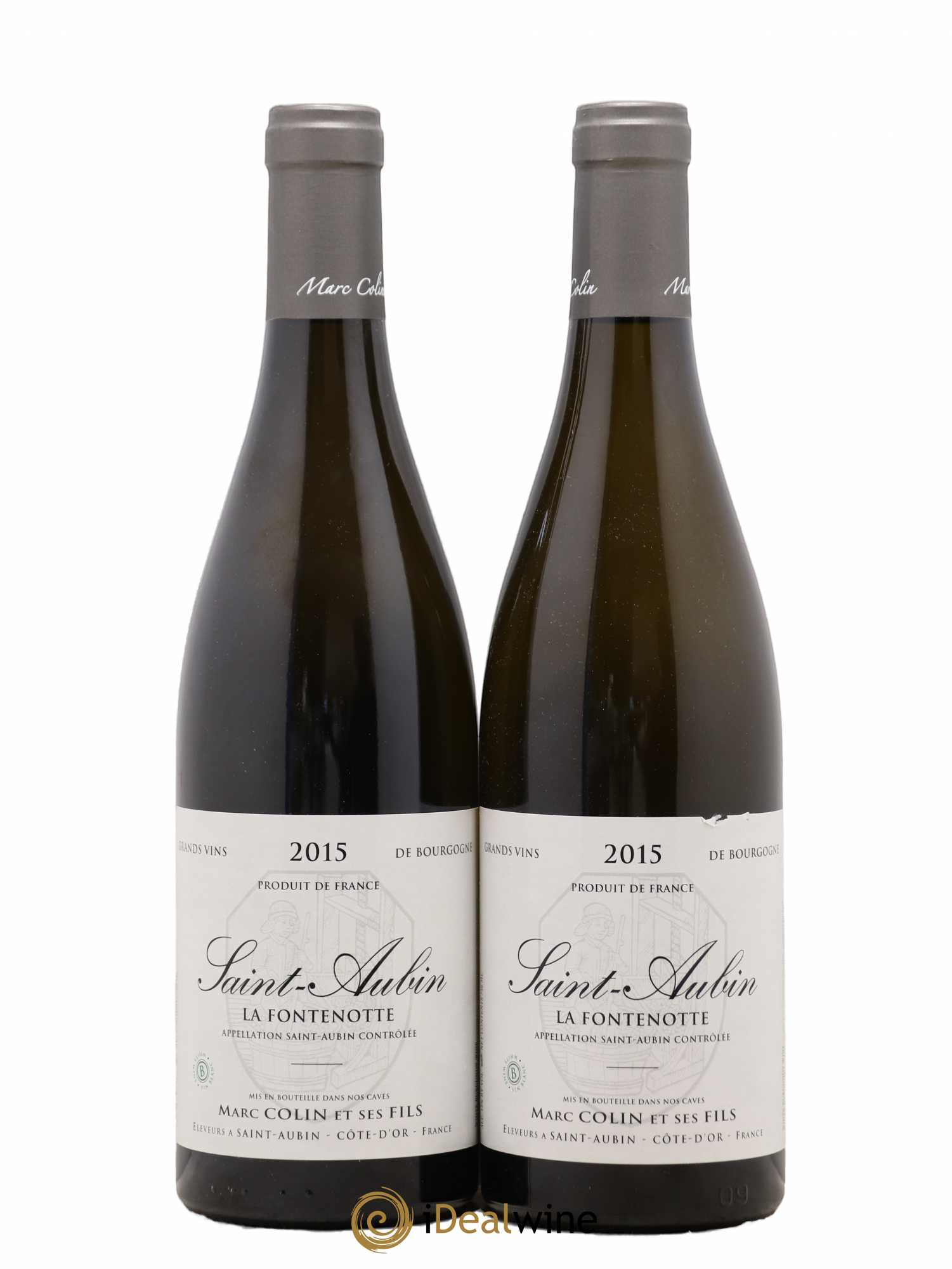 Saint-Aubin La Fontenotte Marc Colin & Fils 2015 - Lot de 2 bouteilles - 0