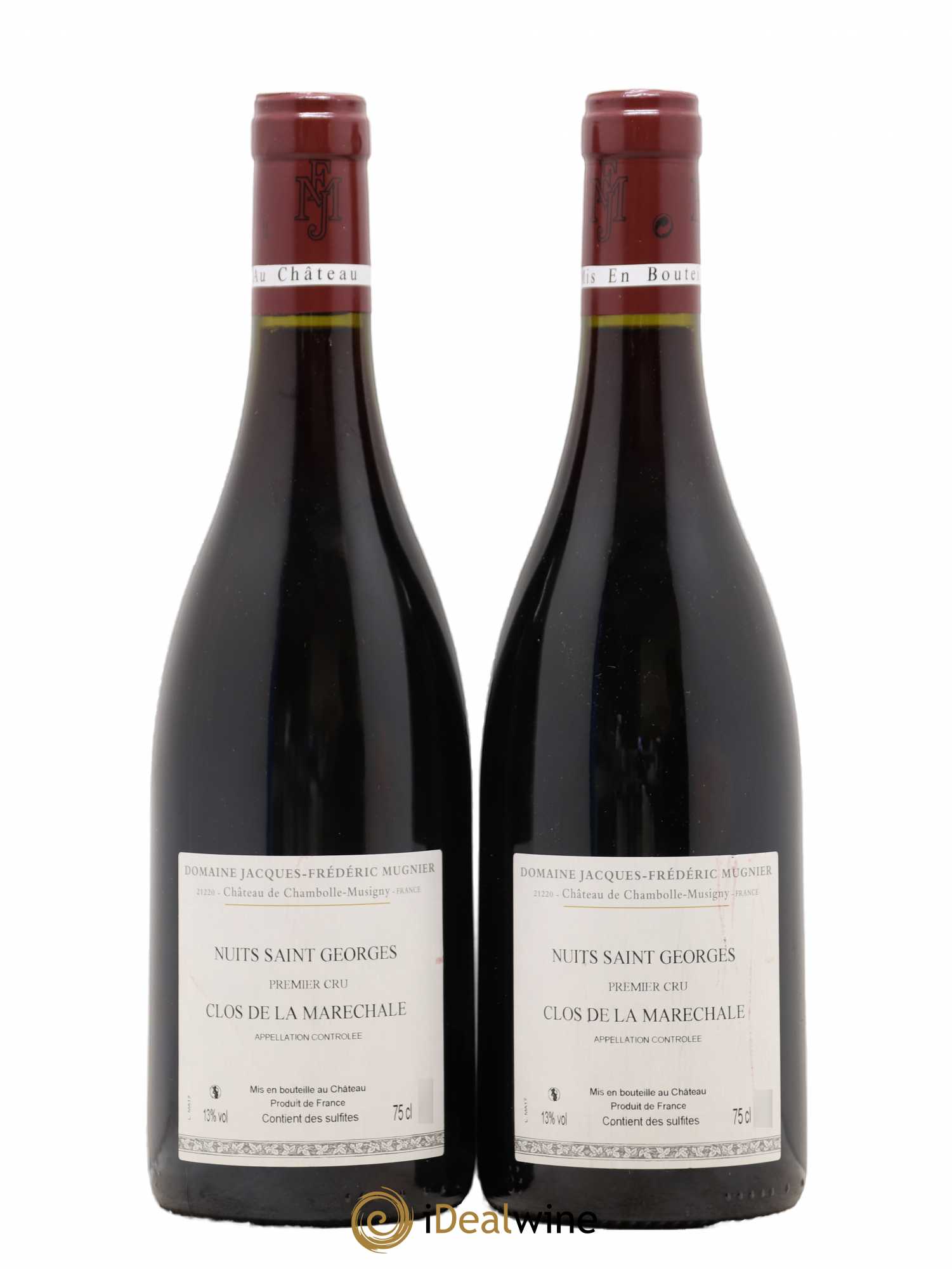 Nuits-Saint-Georges 1er Cru Clos de La Maréchale Jacques-Frédéric Mugnier 2017 - Lot de 2 bouteilles - 1
