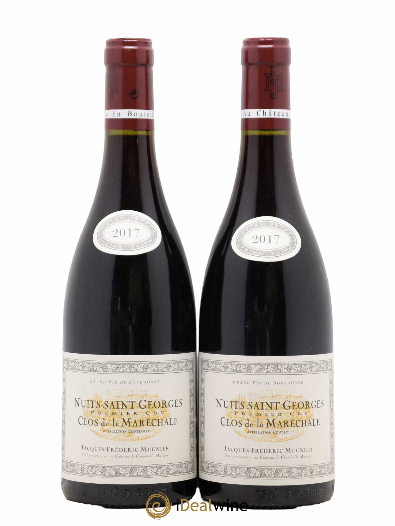 Nuits-Saint-Georges 1er Cru Clos de La Maréchale Jacques-Frédéric Mugnier 2017 - Lot de 2 bouteilles - 0