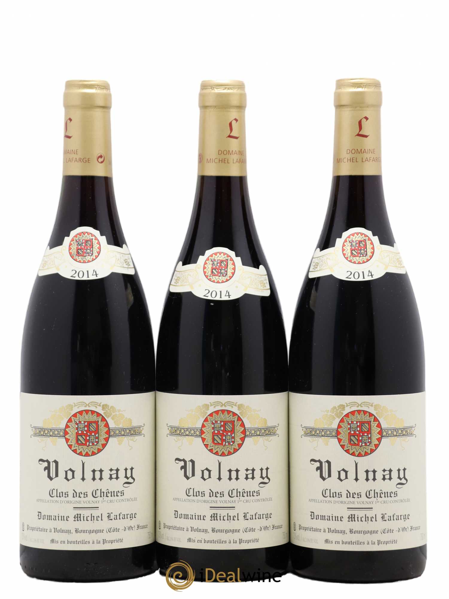 Volnay 1er Cru Clos des Chênes Lafarge (Domaine) 2014 - Lot de 3 bouteilles - 0