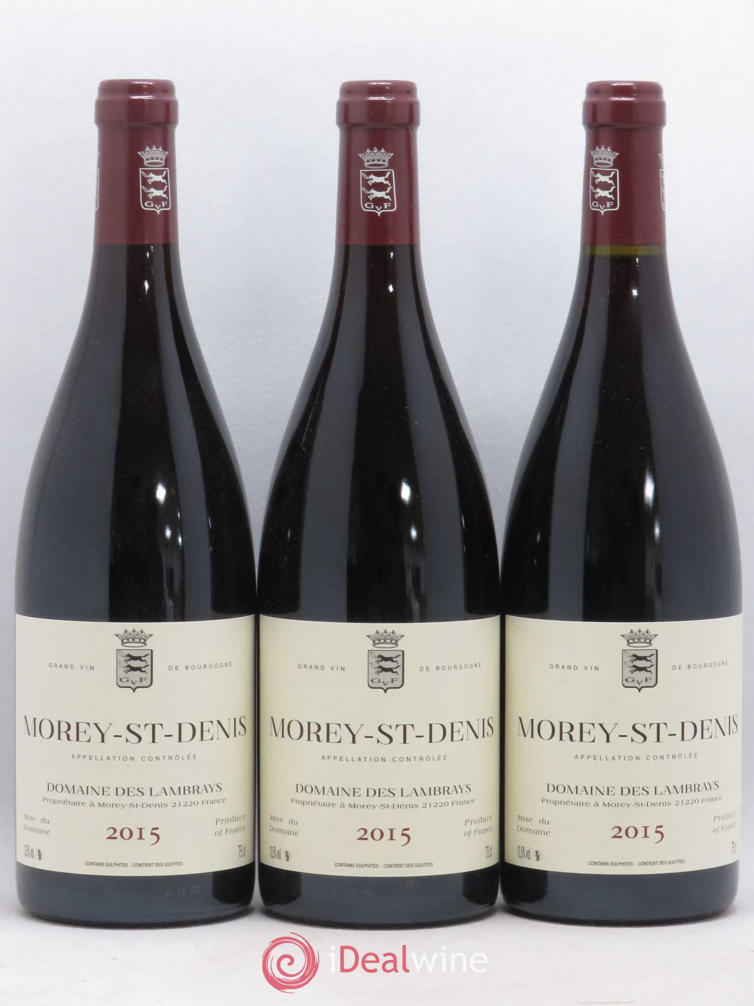 Morey-Saint-Denis Domaine des Lambrays 2015 - Lot de 3 bouteilles - 0