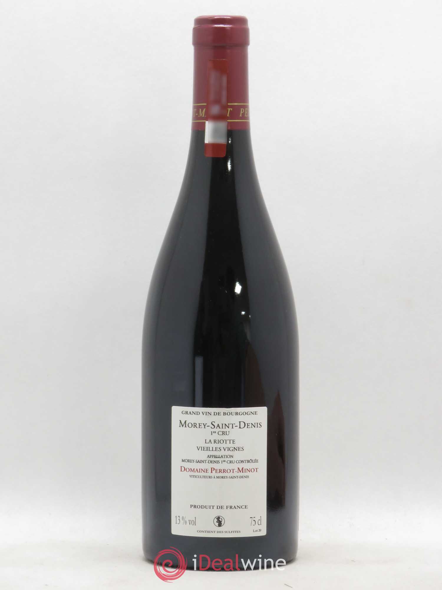Morey-Saint-Denis 1er Cru La Riotte Vieilles Vignes Perrot-Minot Vieilles vignes 2011 - Lot de 1 bouteille - 1