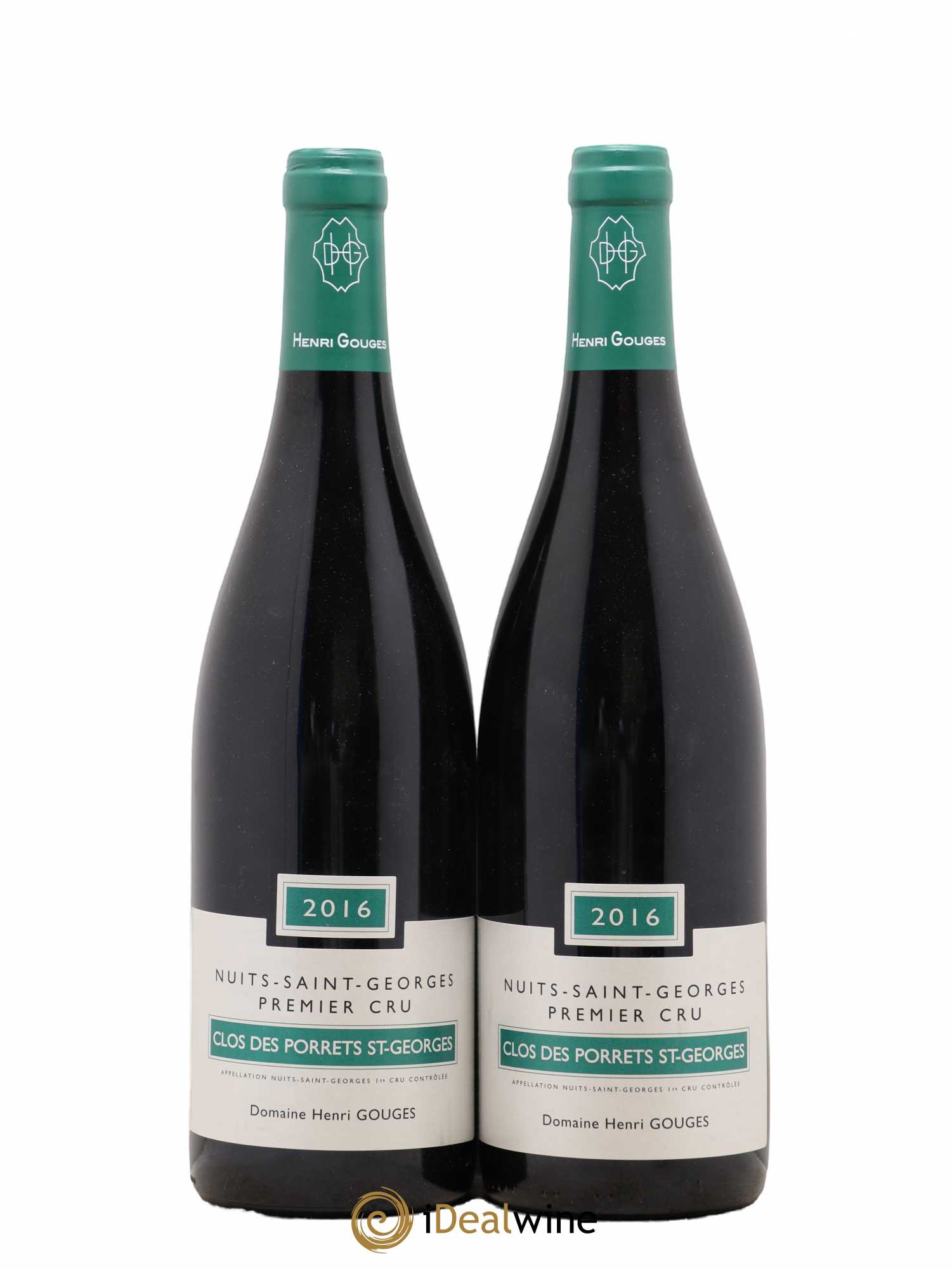 Nuits-Saint-Georges 1er Cru Clos des Porrets St Georges Henri Gouges 2016 - Lot de 2 bouteilles - 0