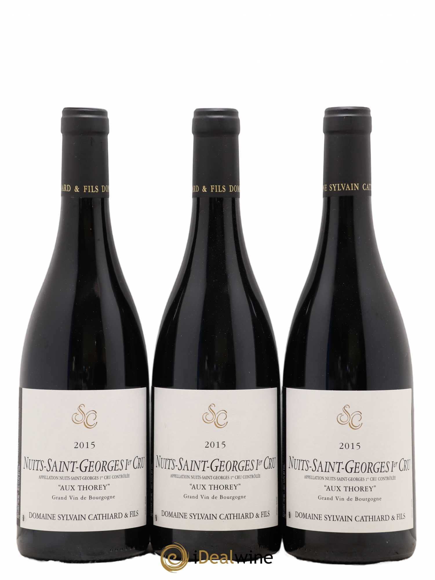 Nuits-Saint-Georges 1er Cru Aux Thorey Sylvain Cathiard & Fils 2015 - Lot de 3 bouteilles - 0