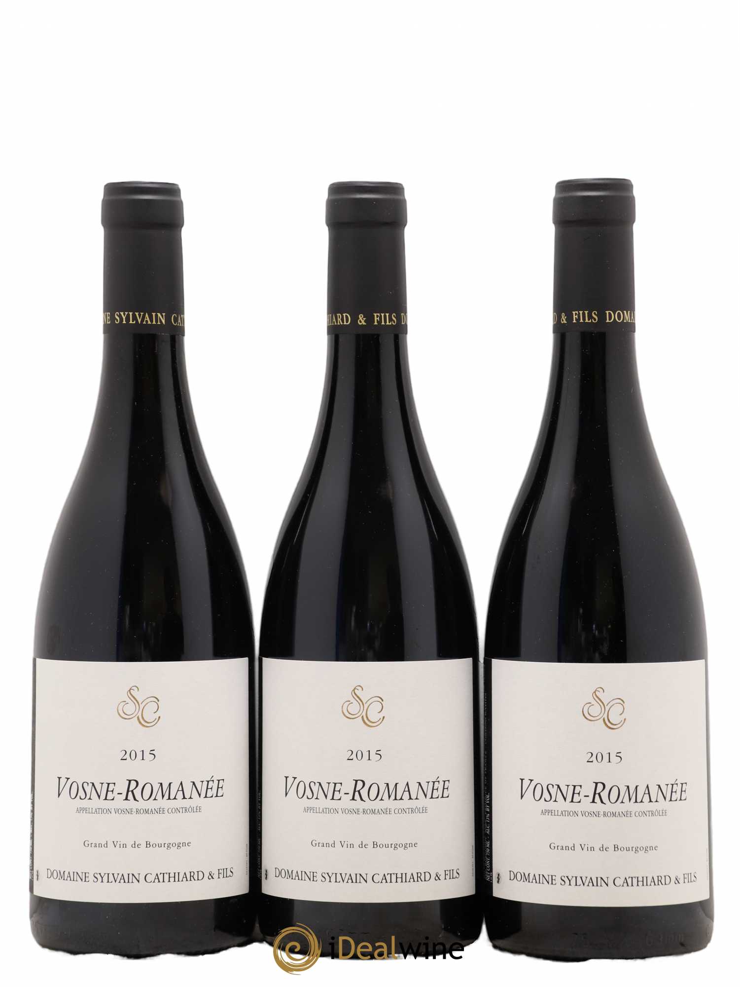 Vosne-Romanée Sylvain Cathiard & Fils 2015 - Lot de 3 bouteilles - 0