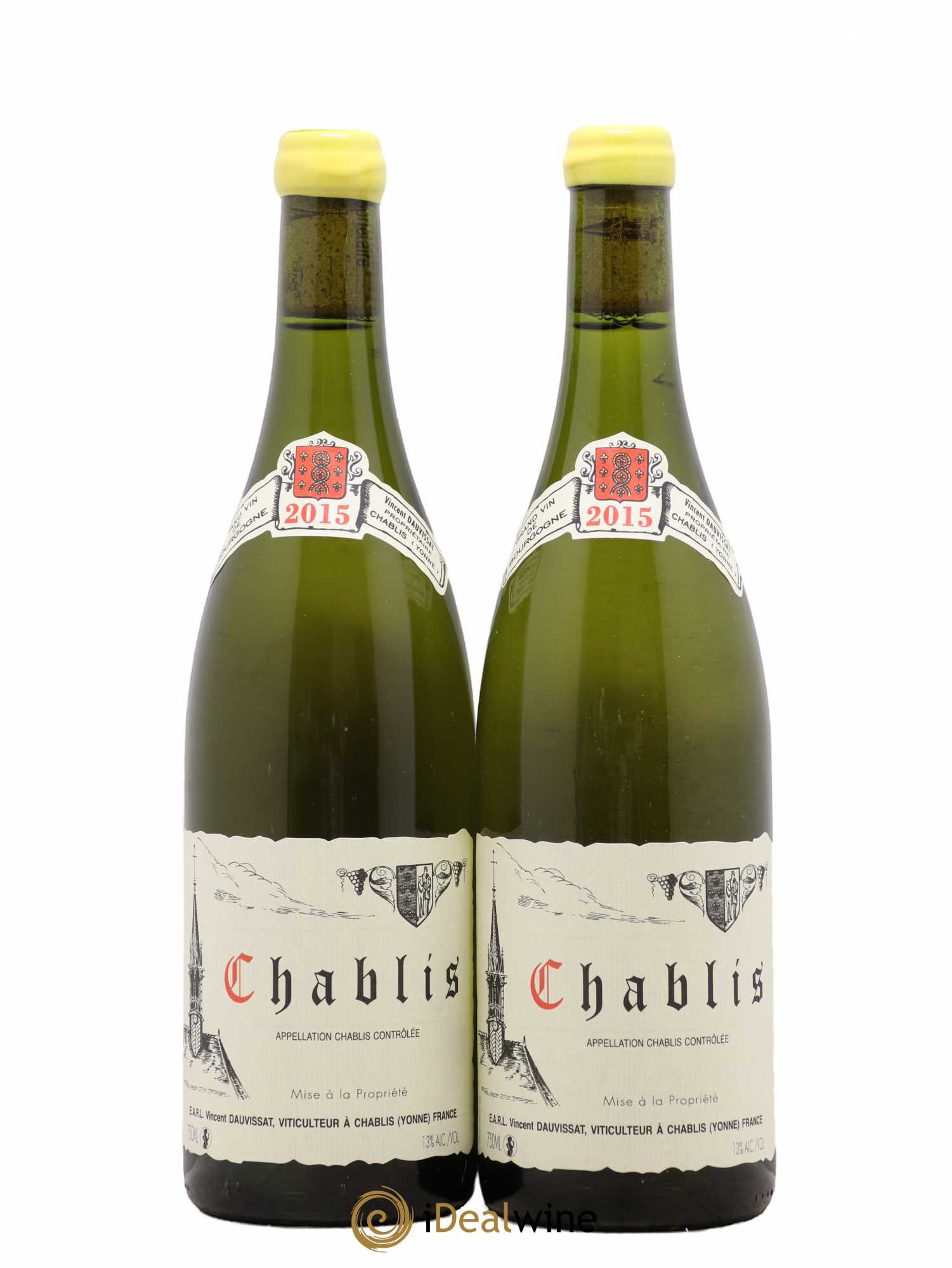 Chablis Vincent Dauvissat (Domaine) 2015 - Posten von 2 Flaschen - 0