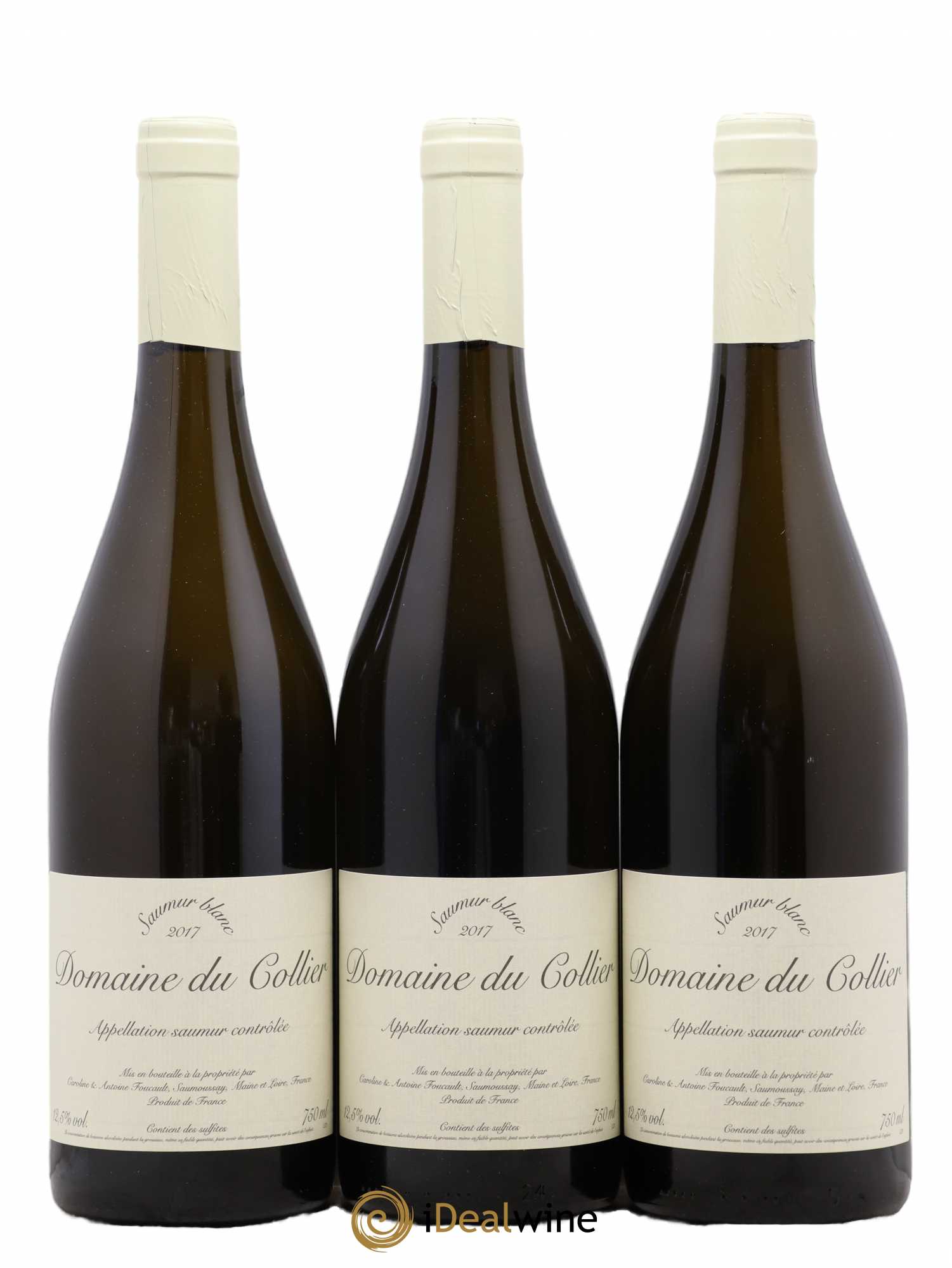 Saumur Domaine du Collier 2017 - Lot de 3 bouteilles - 0