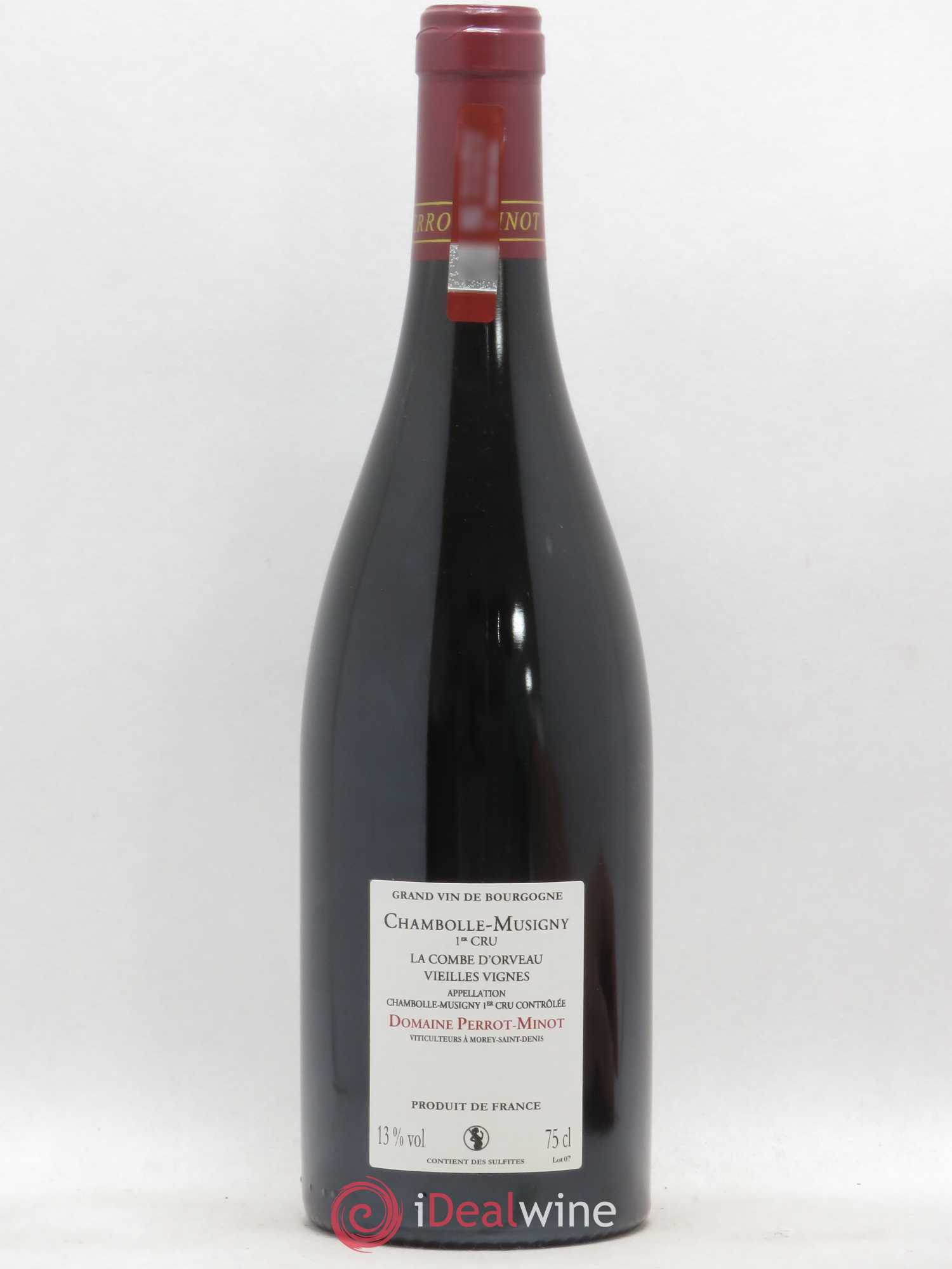 Chambolle-Musigny 1er Cru La Combe d'Orveau Vieilles Vignes Perrot-Minot 2011 - Lot de 1 bouteille - 1