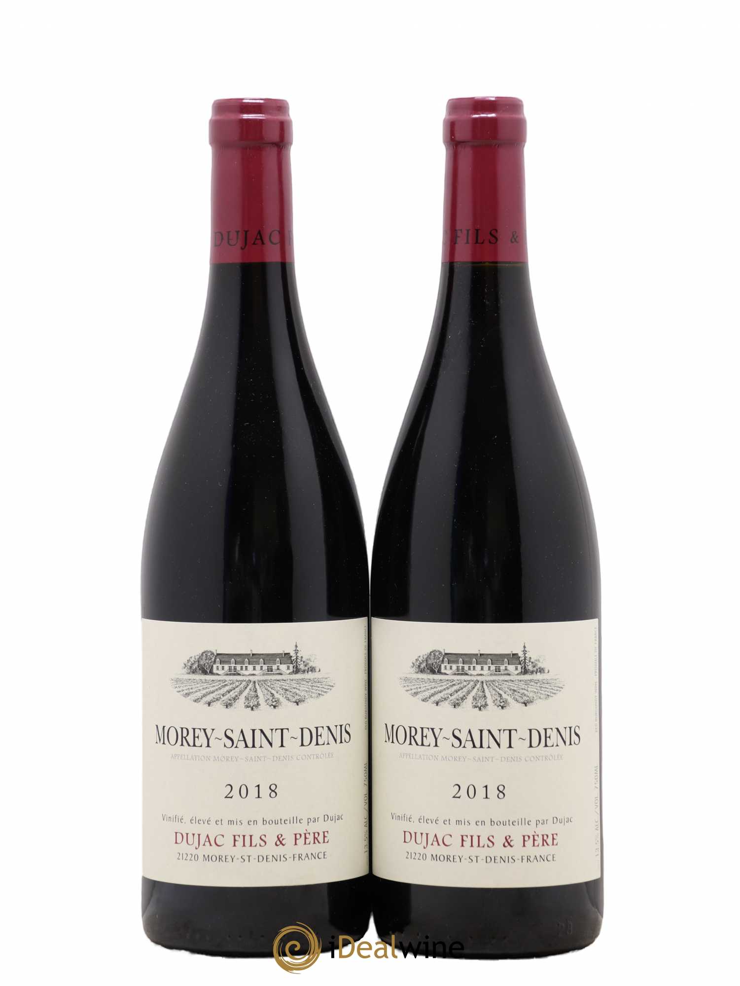 Morey-Saint-Denis Dujac Fils et Père 2018 - Lot de 2 bouteilles - 0