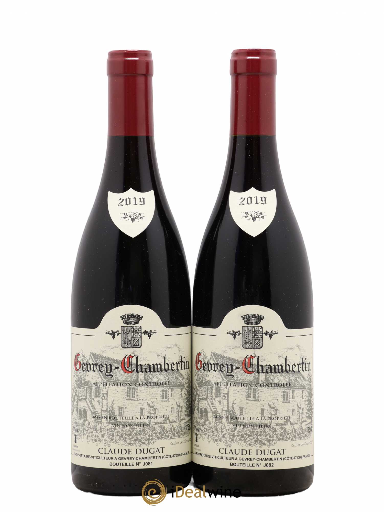 Gevrey-Chambertin Claude Dugat 2019 - Lot de 2 bouteilles - 0