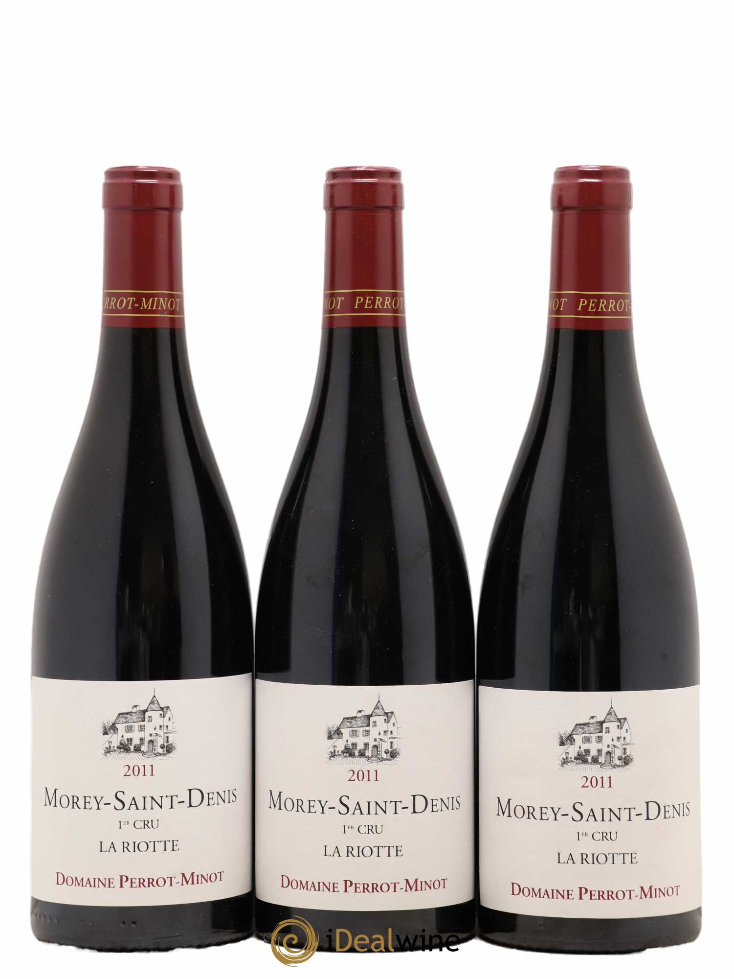 Morey-Saint-Denis 1er Cru La Riotte Vieilles Vignes Perrot-Minot 2011 - Lot de 3 bouteilles - 0