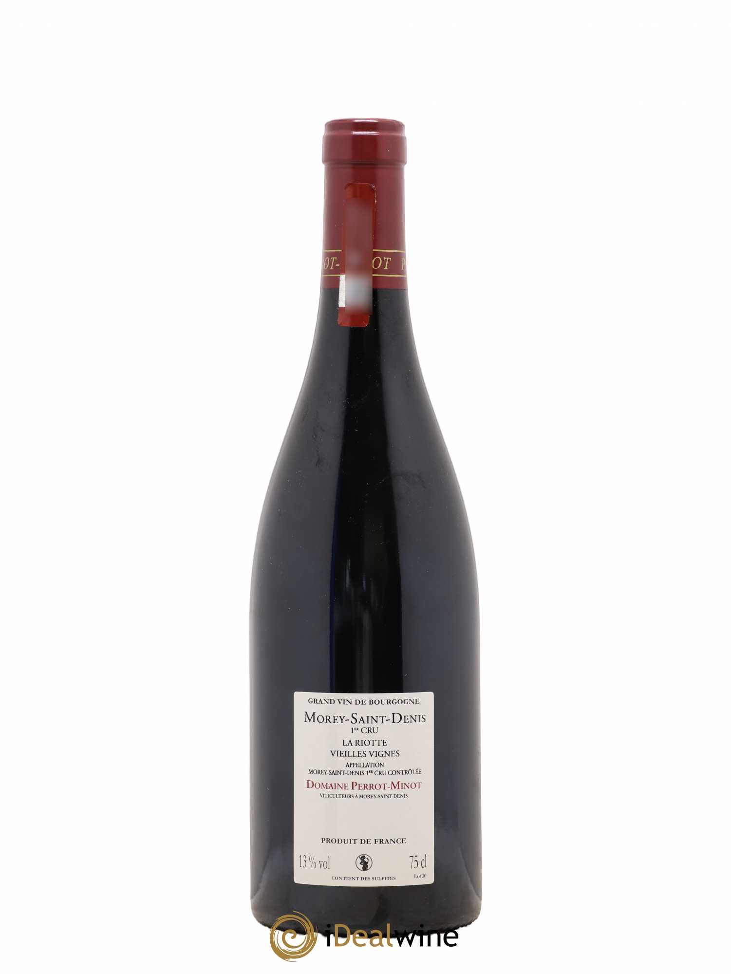 Morey-Saint-Denis 1er Cru La Riotte Vieilles Vignes Perrot-Minot 2011 - Lot de 1 bouteille - 1