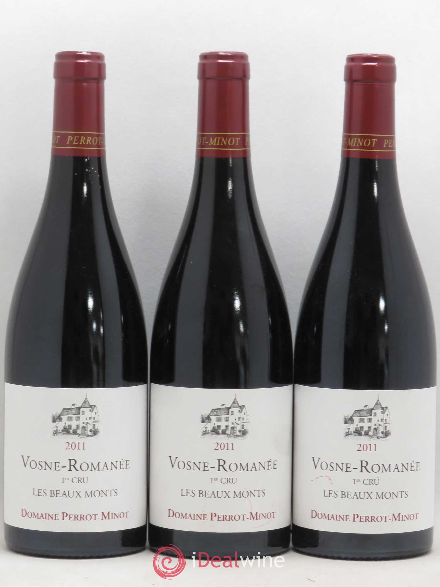Vosne-Romanée 1er Cru Les Beaux-Monts Vieilles Vignes Perrot-Minot 2011 - Lot de 3 bouteilles - 0