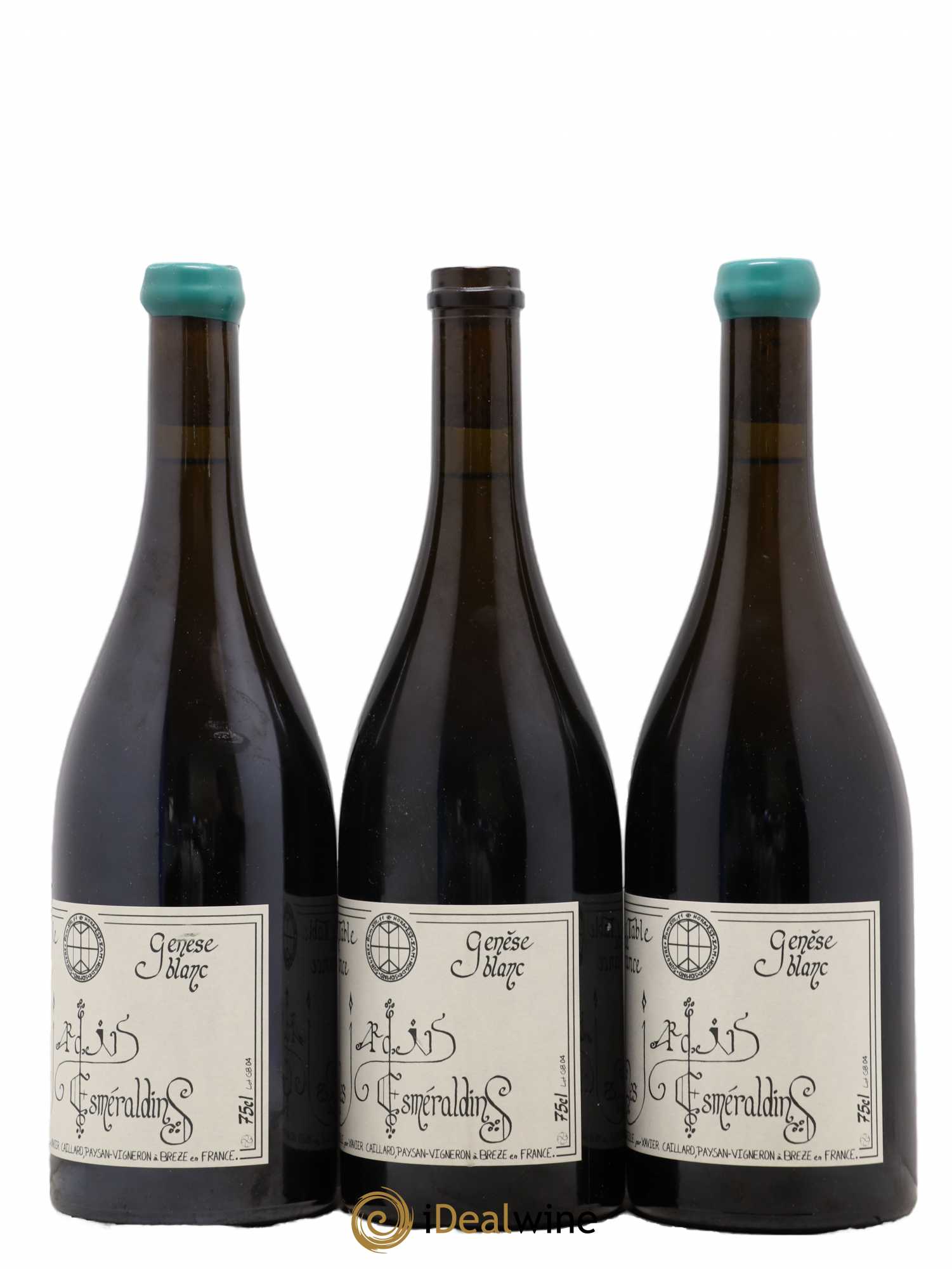 Vin de France Génèse Xavier Caillard - Les Jardins Esmeraldins 2004 - Lot de 3 bouteilles - 2
