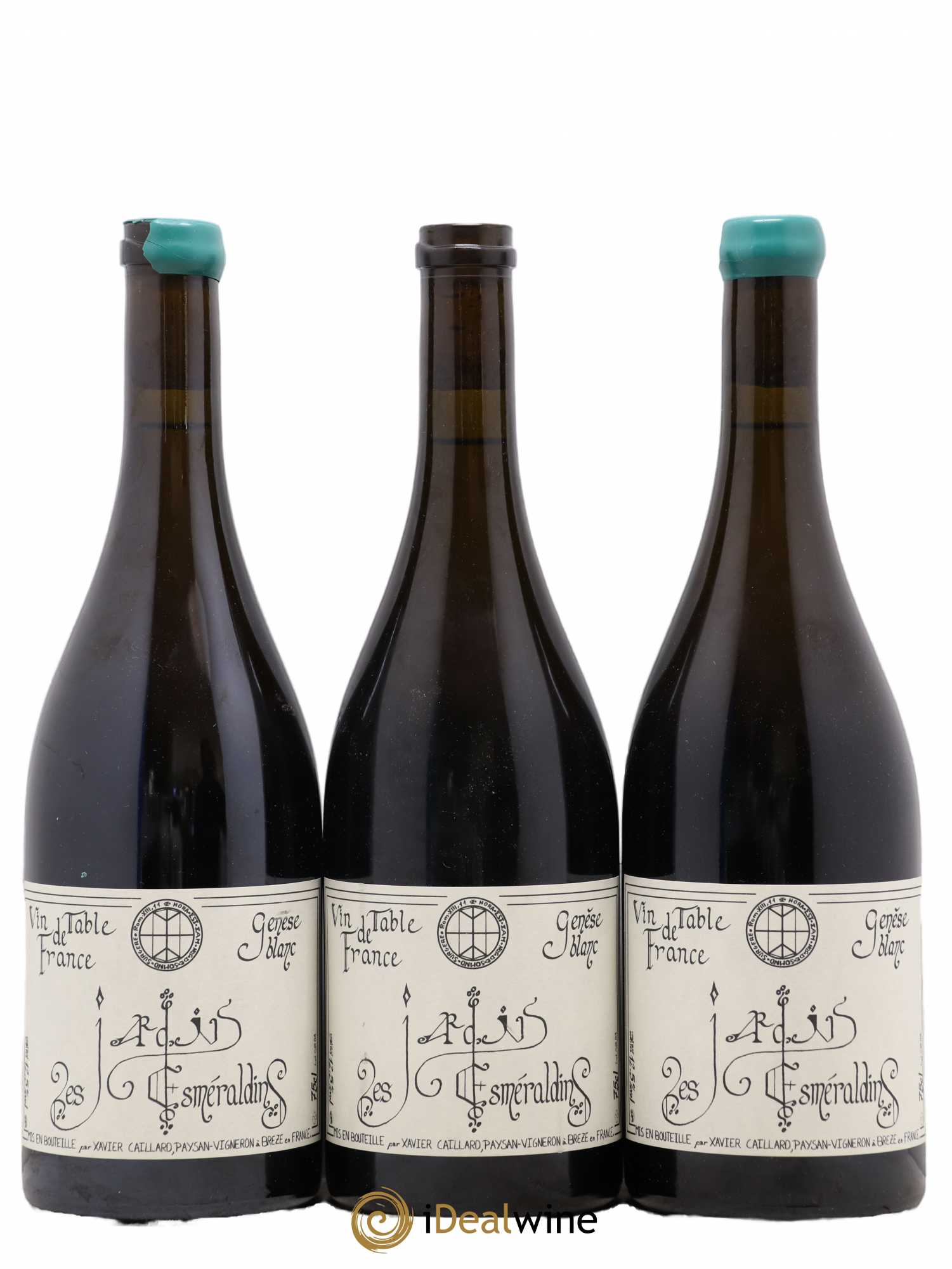 Vin de France Génèse Xavier Caillard - Les Jardins Esmeraldins 2004 - Lot de 3 bouteilles - 0
