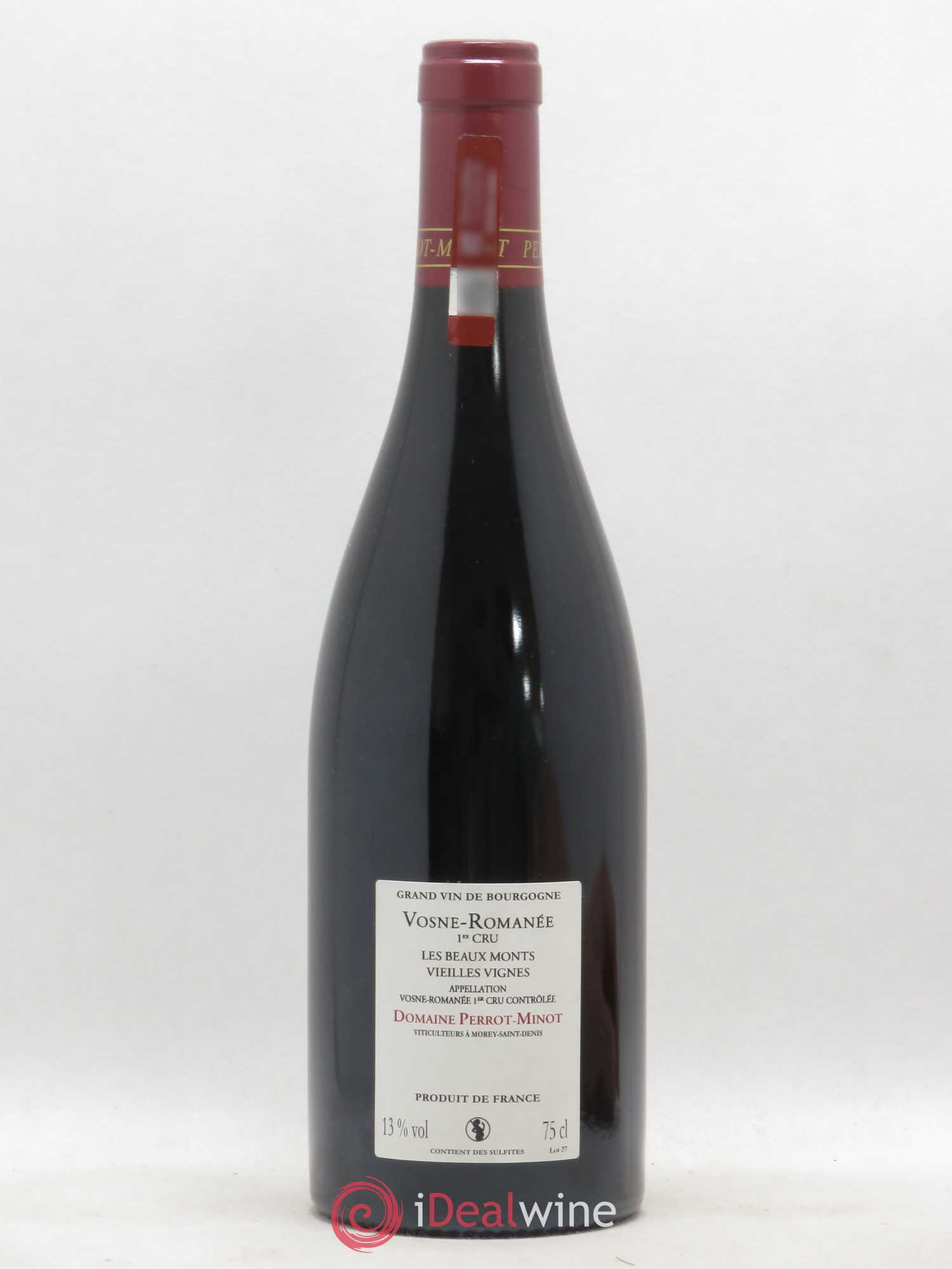 Vosne-Romanée 1er Cru Les Beaux-Monts Vieilles Vignes Perrot-Minot 2011 - Lot de 1 bouteille - 1