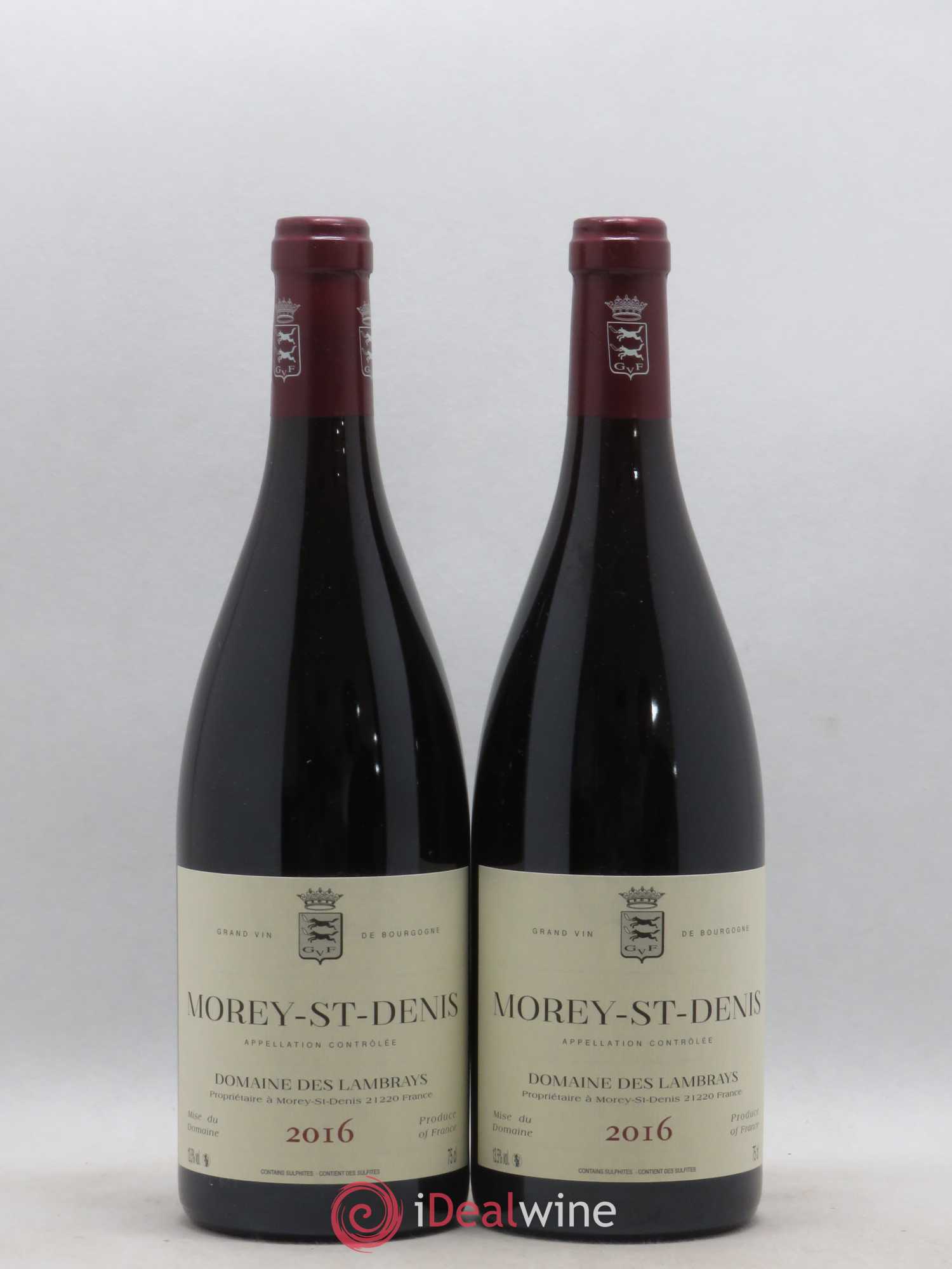 Morey-Saint-Denis Domaine des Lambrays 2016 - Lot de 2 bouteilles - 0