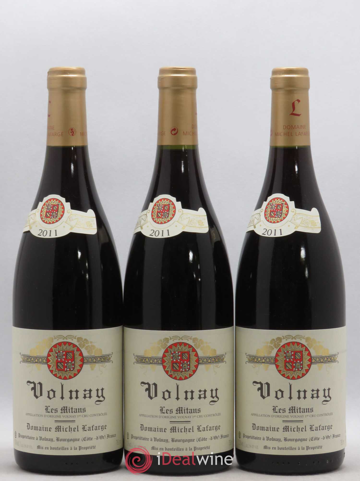 Volnay 1er Cru Les Mitans Lafarge (Domaine) 2011 - Lot de 3 bouteilles - 0