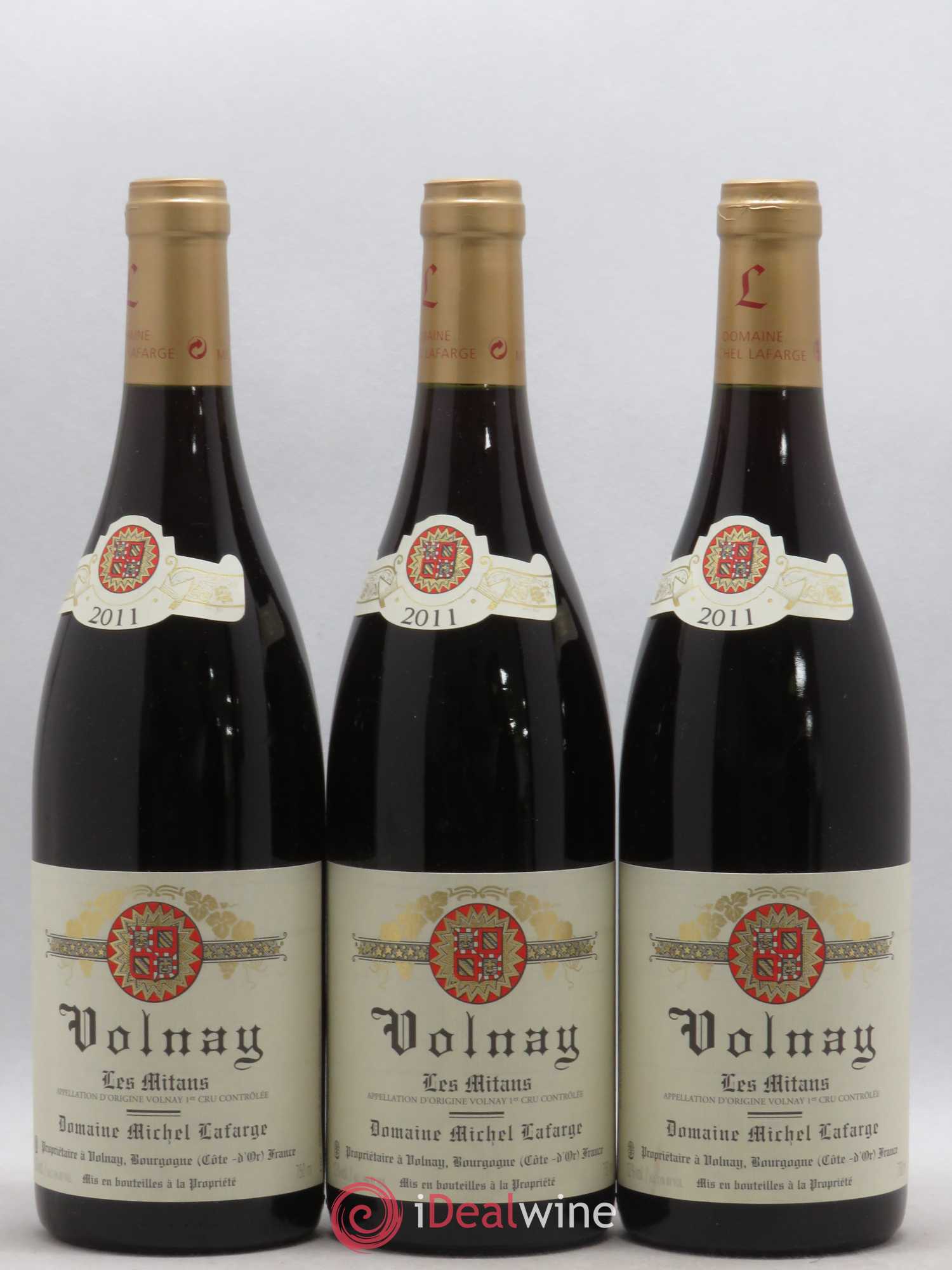 Volnay 1er Cru Les Mitans Lafarge (Domaine) 2011 - Lot de 3 bouteilles - 0