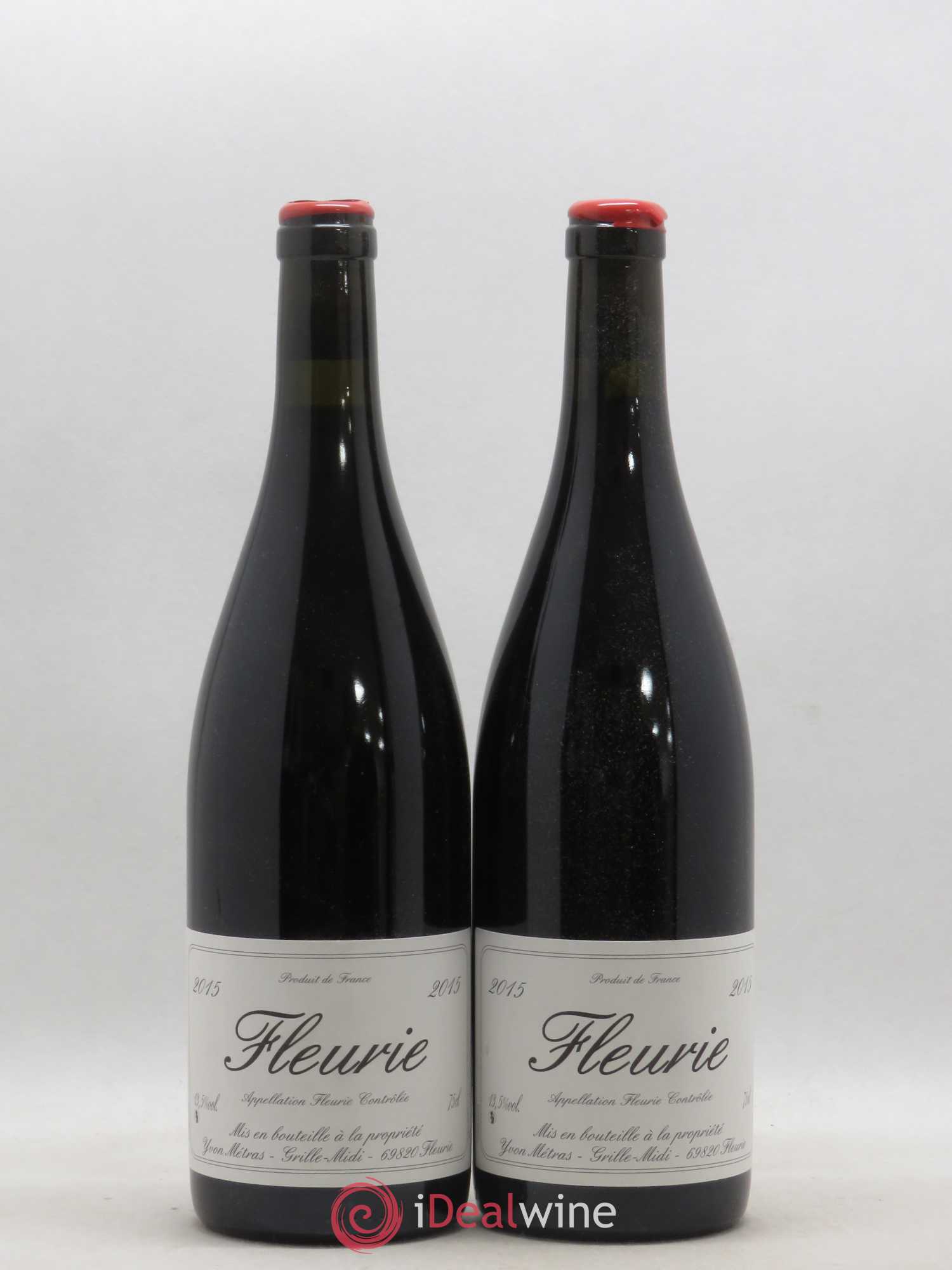 Fleurie Yvon Métras 2015 - Lot de 2 bouteilles - 0