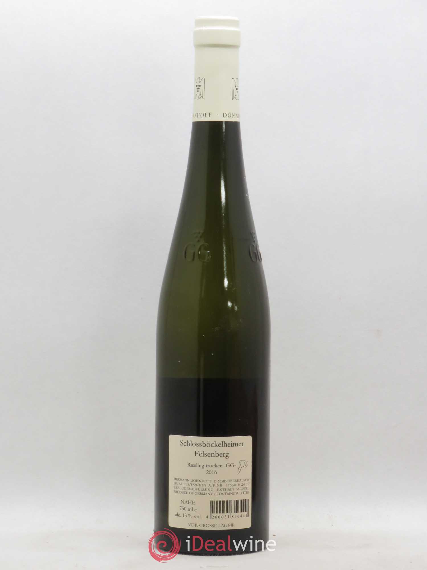 Riesling Trocken Donnhoff Schlossböckelheimer Felsenberg 2016 - Posten von 1 Flasche - 1