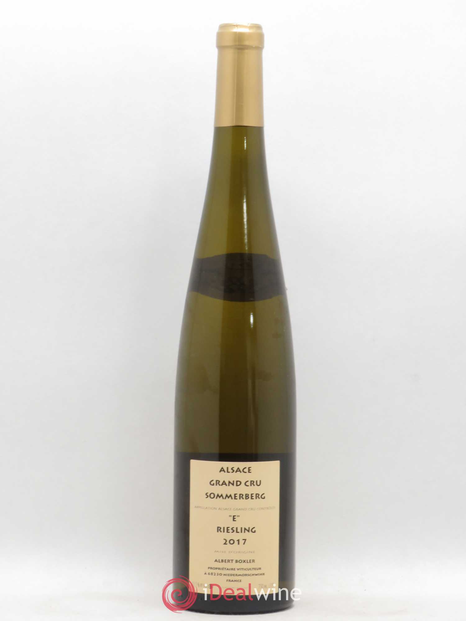 Alsace Riesling Grand Cru Sommerberg Albert Boxler E 2017 - Posten von 1 Flasche - 1