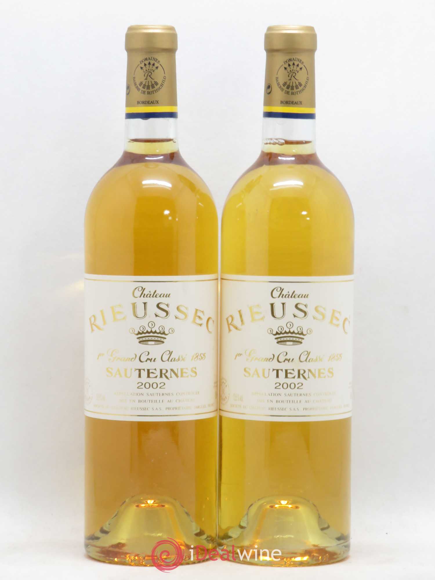 Château Rieussec 1er Grand Cru Classé 2002 - Posten von 2 Flaschen - 0