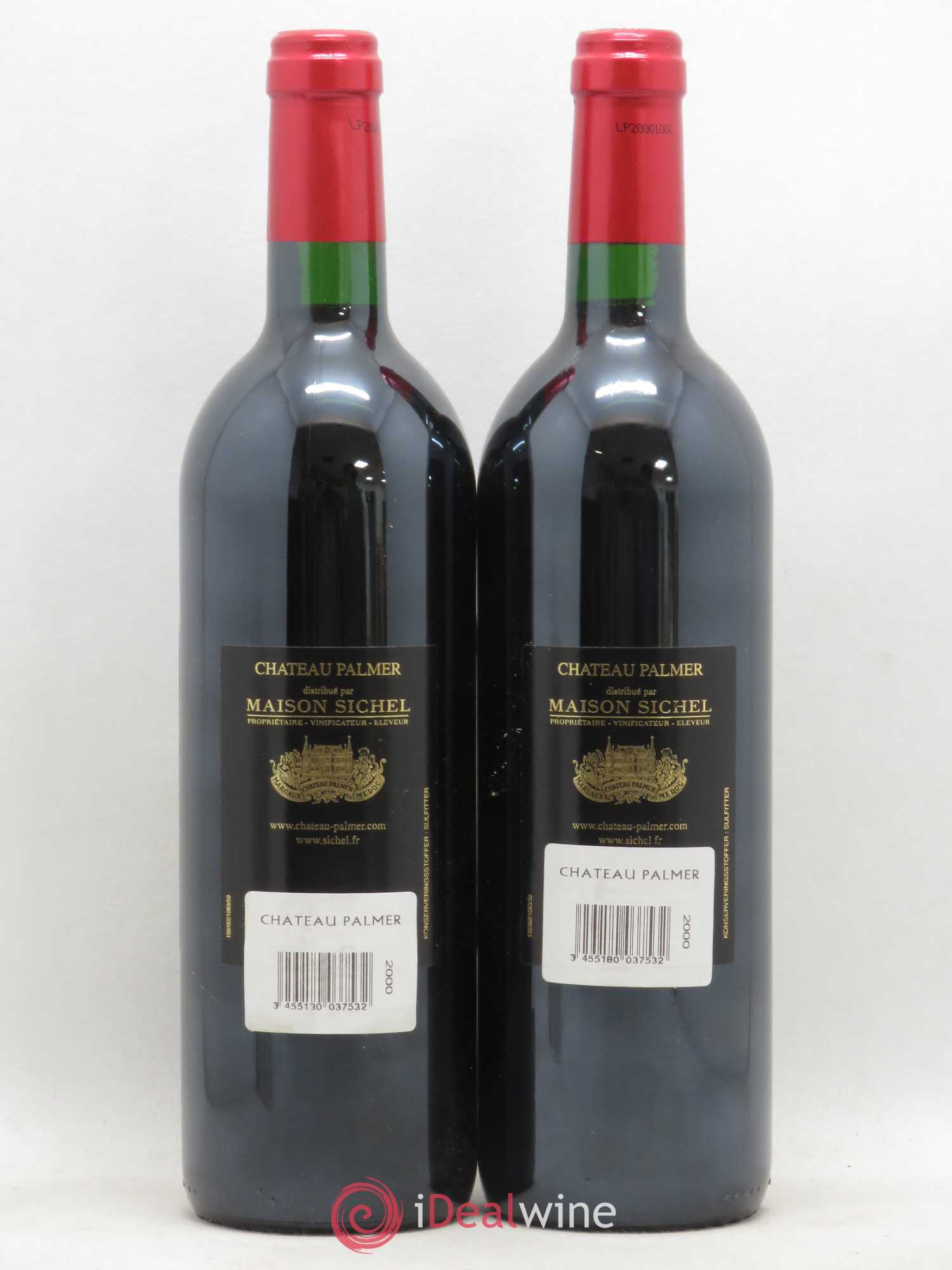 Château Palmer 3ème Grand Cru Classé 2000 - Lot of 2 bottles - 1