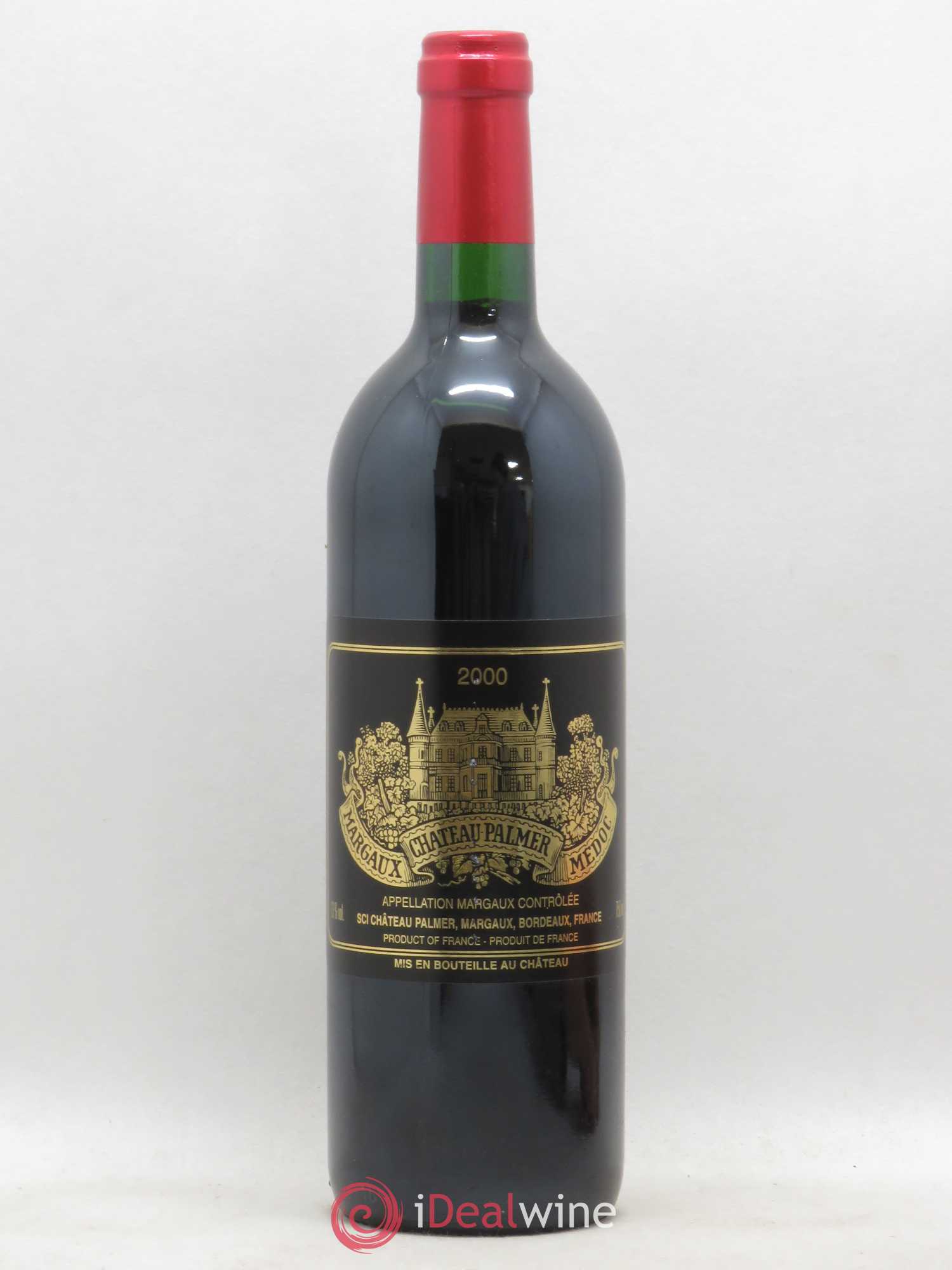 Château Palmer 3ème Grand Cru Classé 2000 - Lot de 1 bouteille - 0