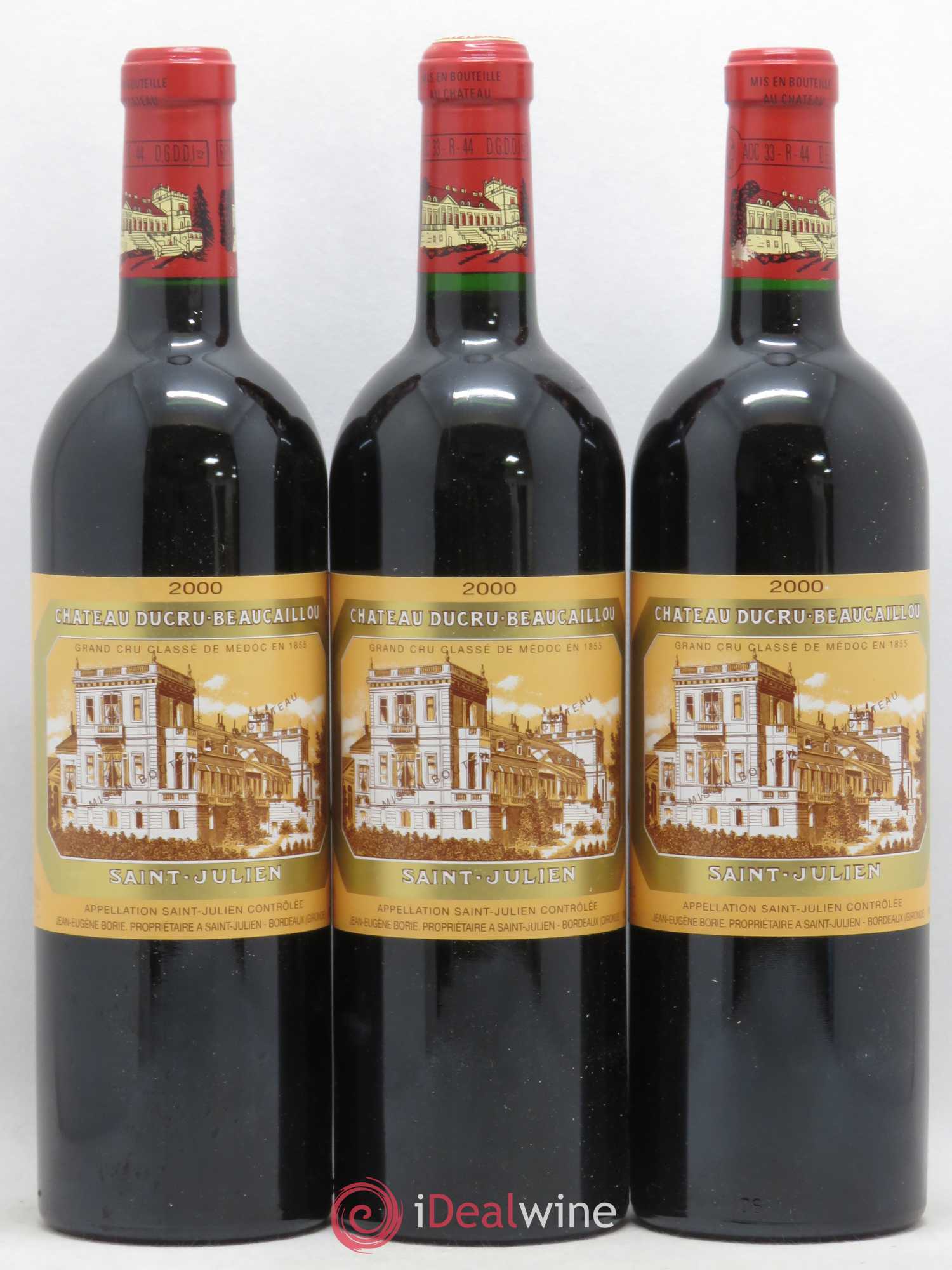 Château Ducru Beaucaillou 2ème Grand Cru Classé 2000 - Lot de 3 bouteilles - 0