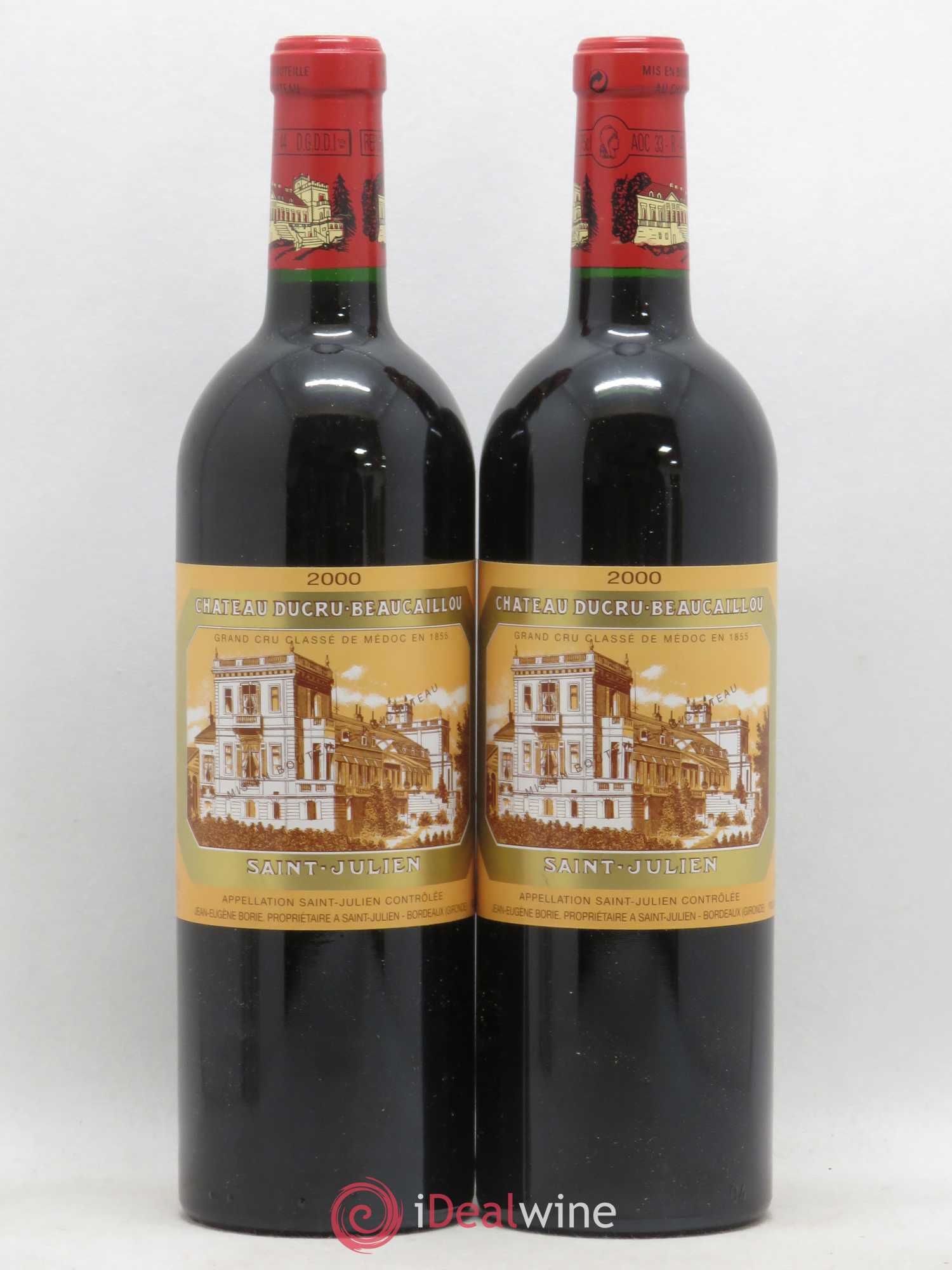 Château Ducru Beaucaillou 2ème Grand Cru Classé 2000 - Lot de 2 bouteilles - 0
