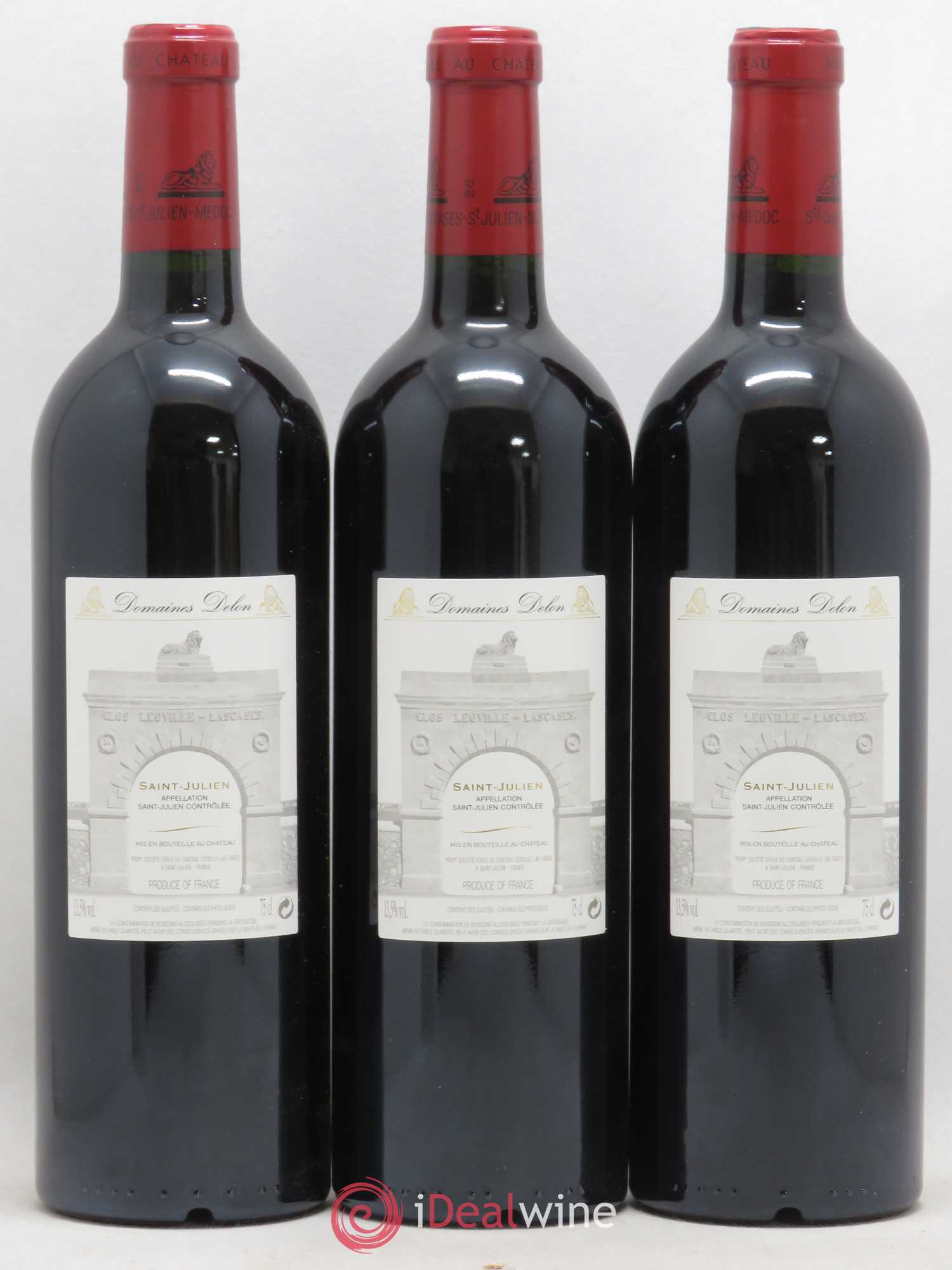Château Léoville Las Cases 2ème Grand Cru Classé 2009 - Lot de 3 bouteilles - 1