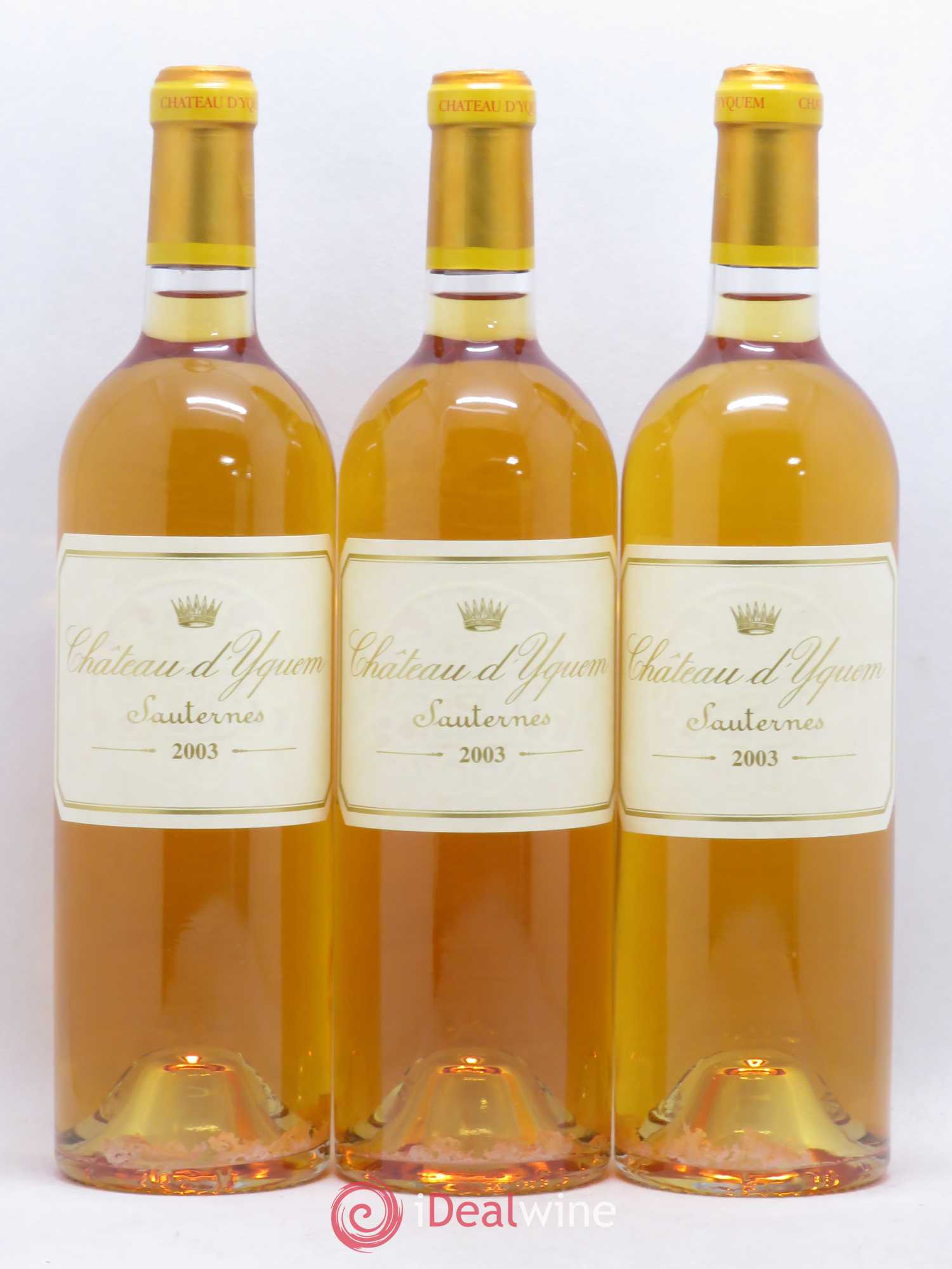Château d' Yquem 1er Cru Classé Supérieur 2003 - Lotto di 6 bottiglie - 1