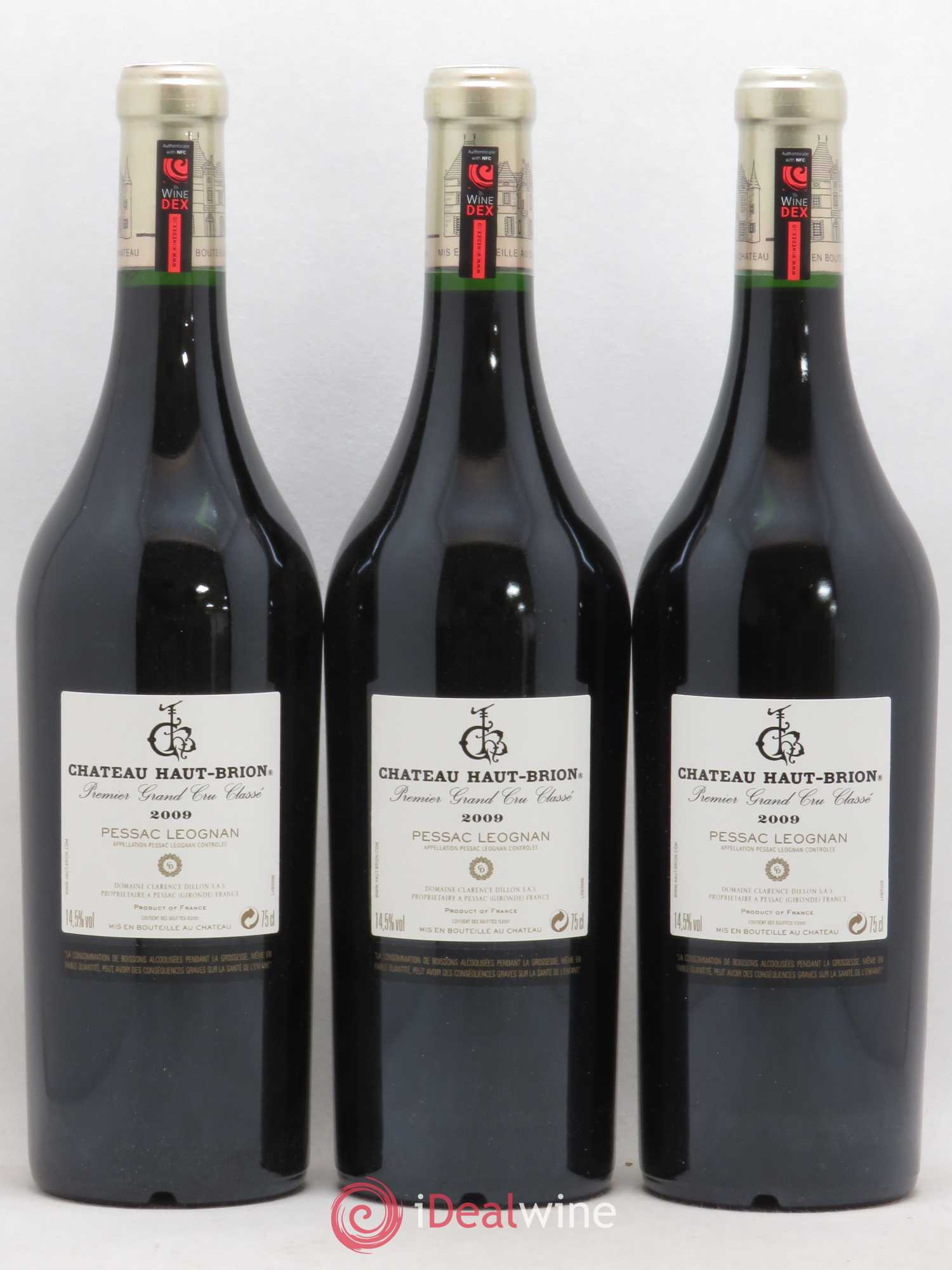 Château Haut Brion 1er Grand Cru Classé 2009 - Lot de 6 bouteilles - 4