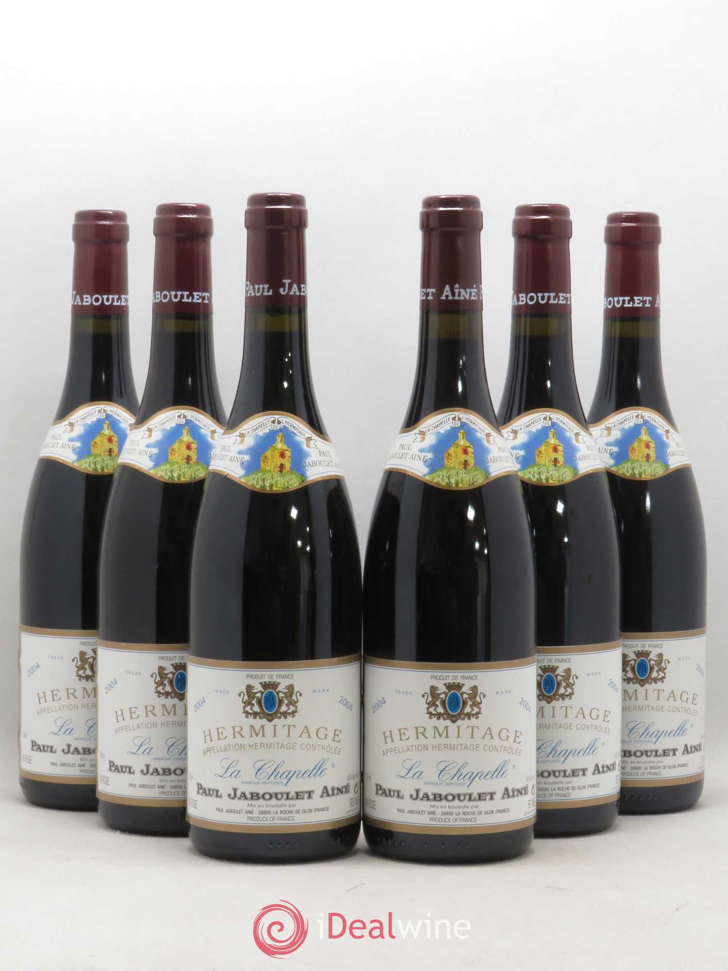Hermitage La Chapelle Paul Jaboulet Ainé 2004 - Lot de 6 bouteilles - 0