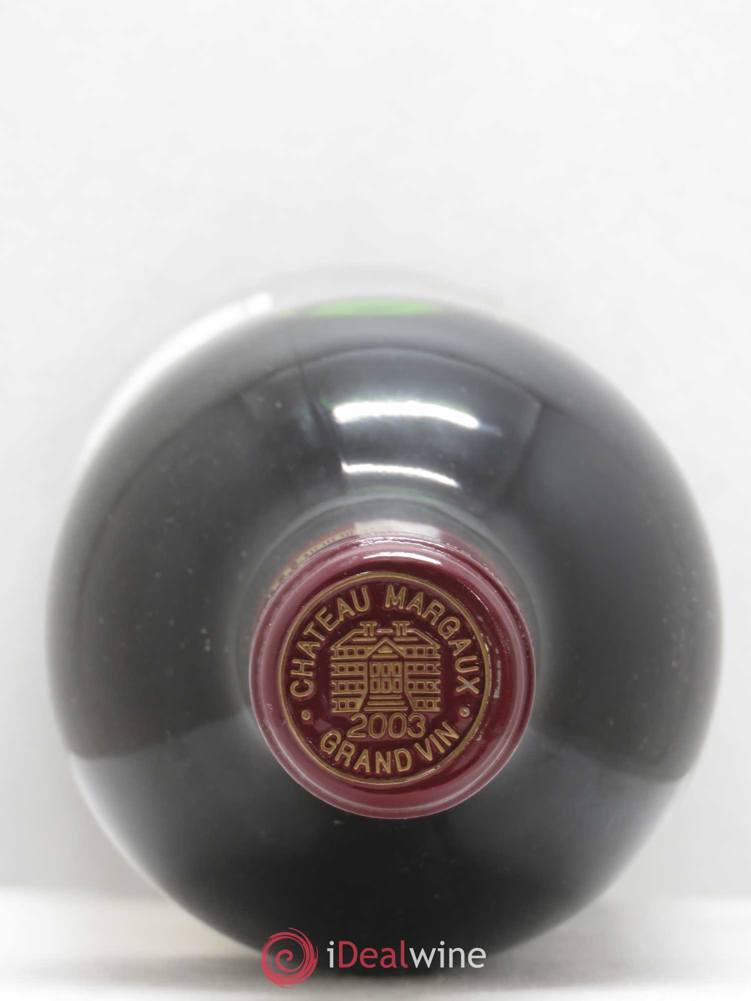 Château Margaux 1er Grand Cru Classé 2003 - Lot de 3 bouteilles - 1