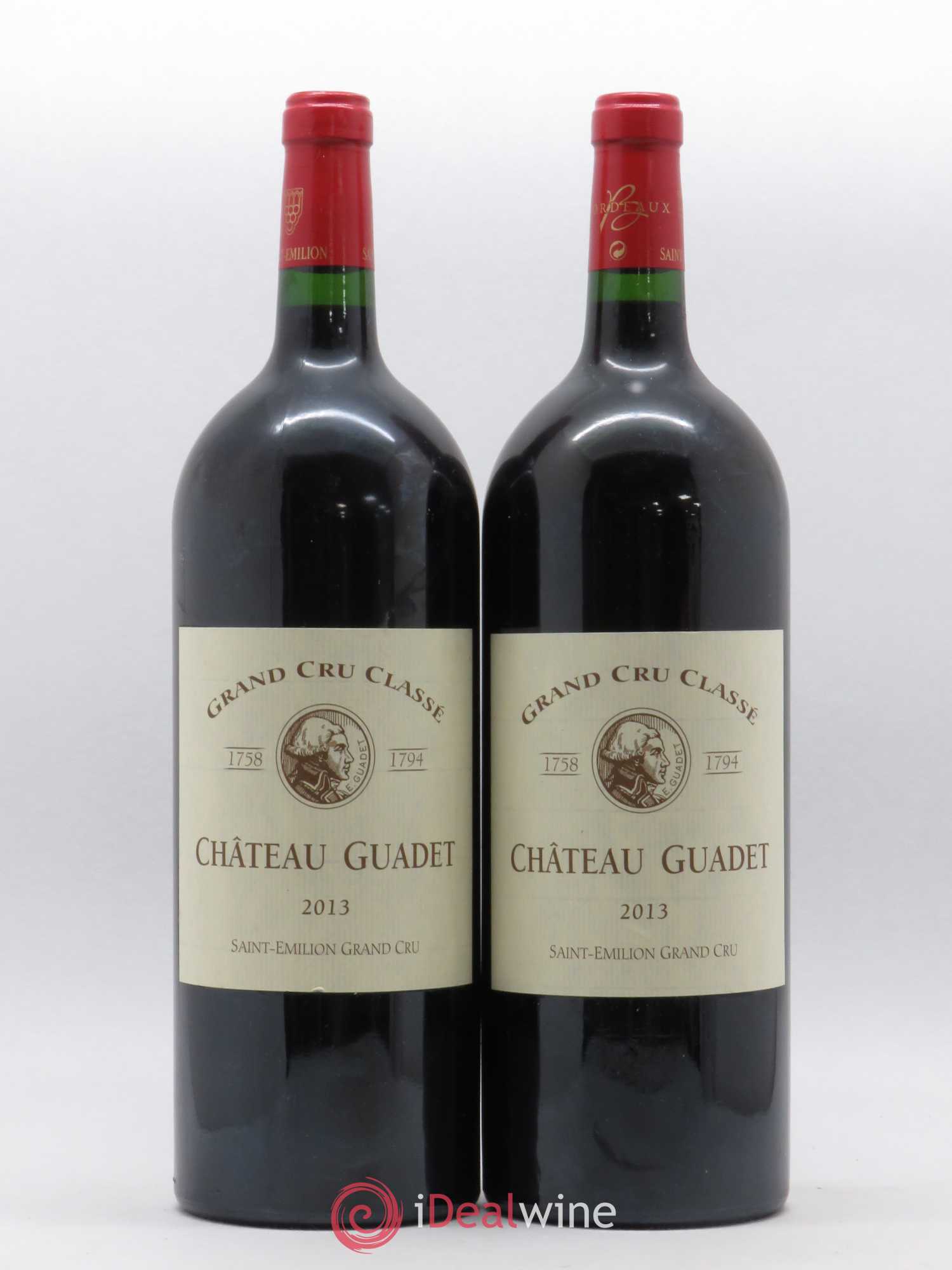 Château Guadet Grand Cru Classé 2013 - Lot de 2 magnums - 0