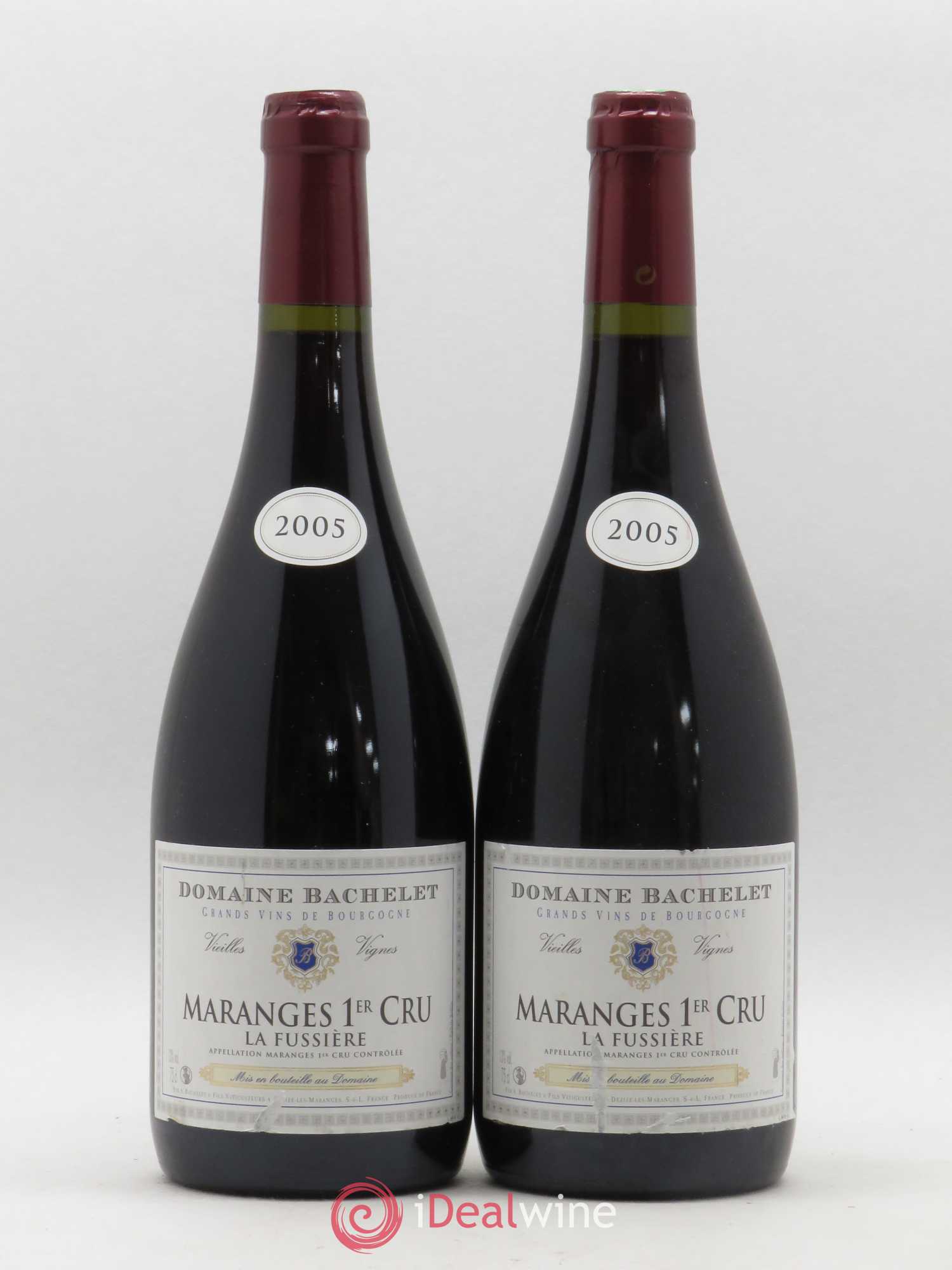 Maranges 1er Cru La Fussière Domaine Bernard Bachelet et Fils Vieilles Vignes 2005 - Lot de 2 bouteilles - 0