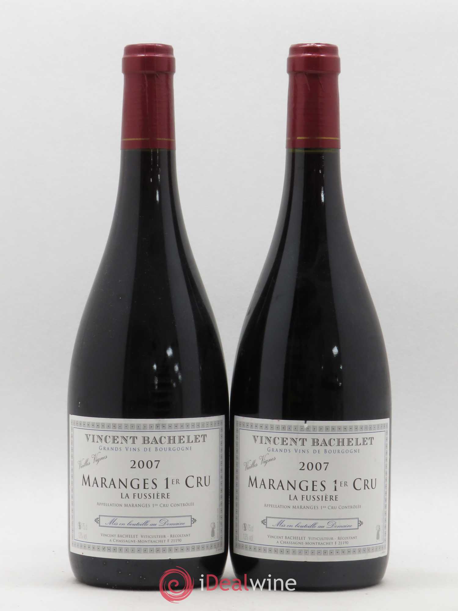Maranges 1er Cru La Fussière Domaine Bernard Bachelet et Fils Vieilles Vignes 2007 - Lot de 2 bouteilles - 0