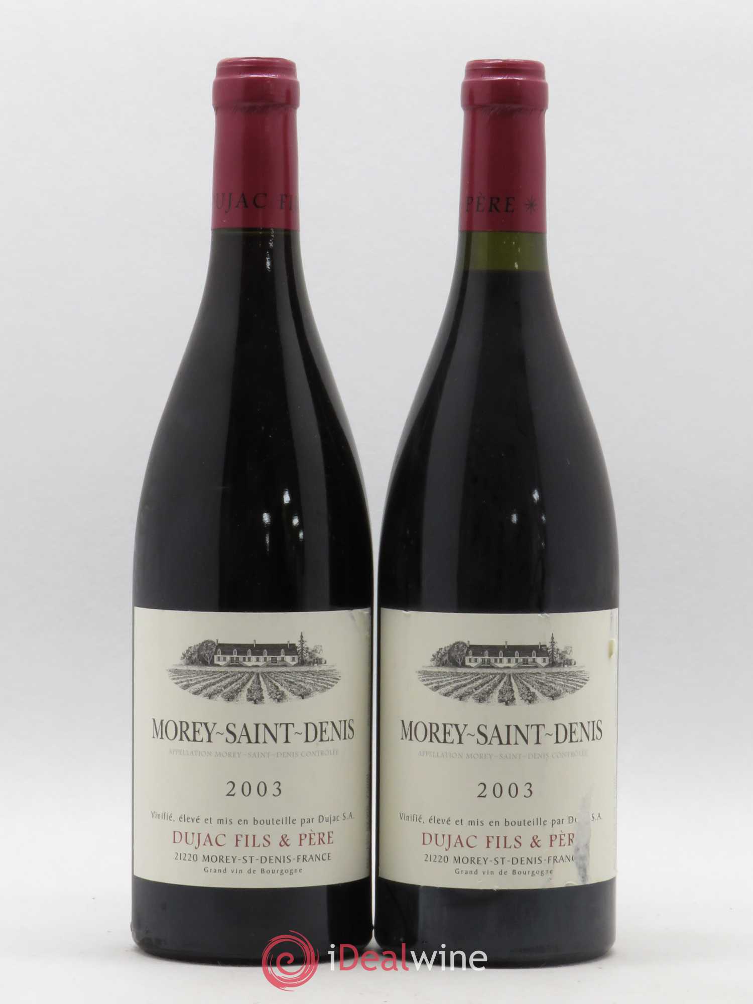 Morey-Saint-Denis Dujac Fils et Père 2003 - Lot de 2 bouteilles - 0