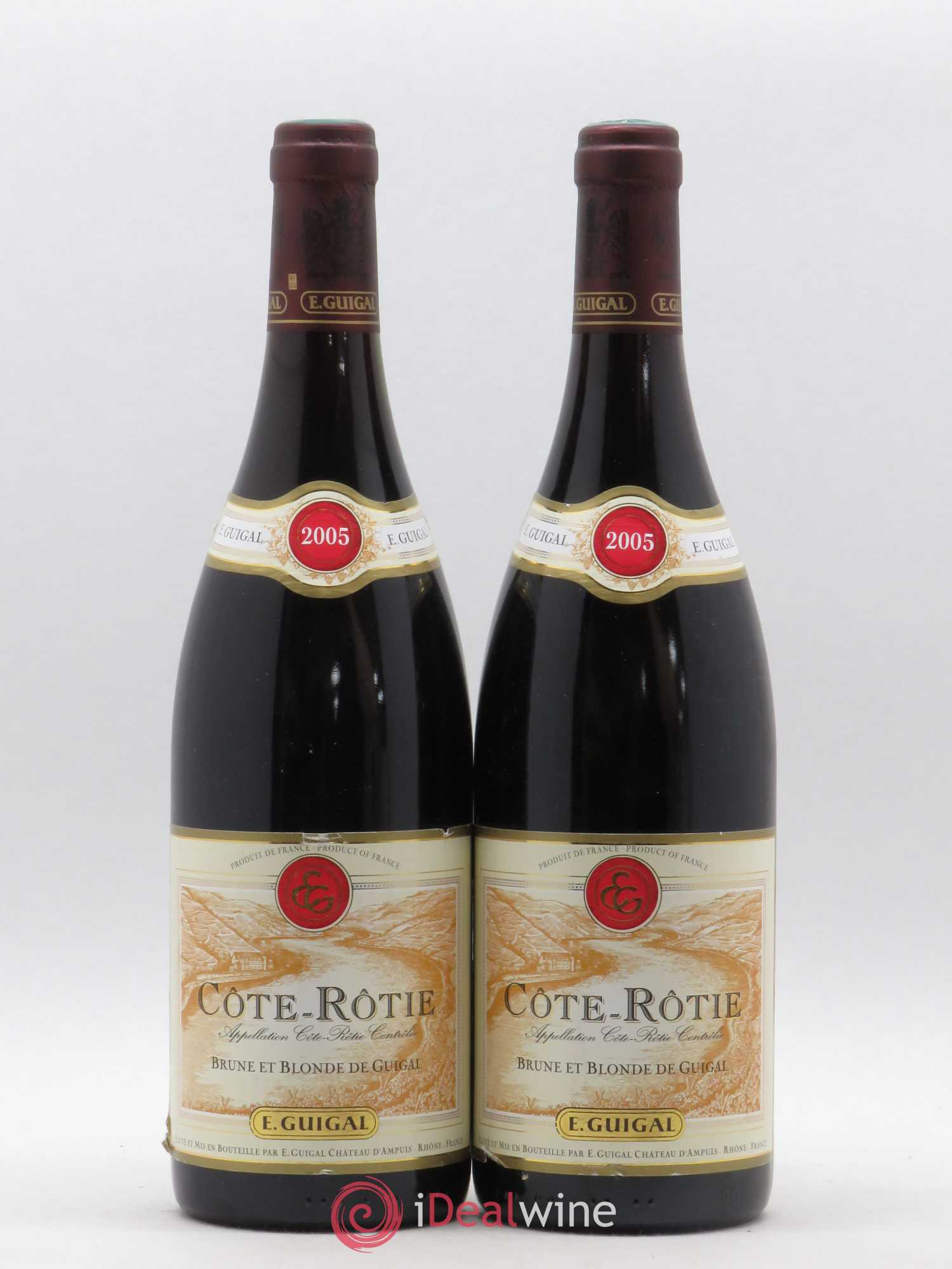 Côte-Rôtie Côtes Brune et Blonde Guigal 2005 - Lot de 2 bouteilles - 0