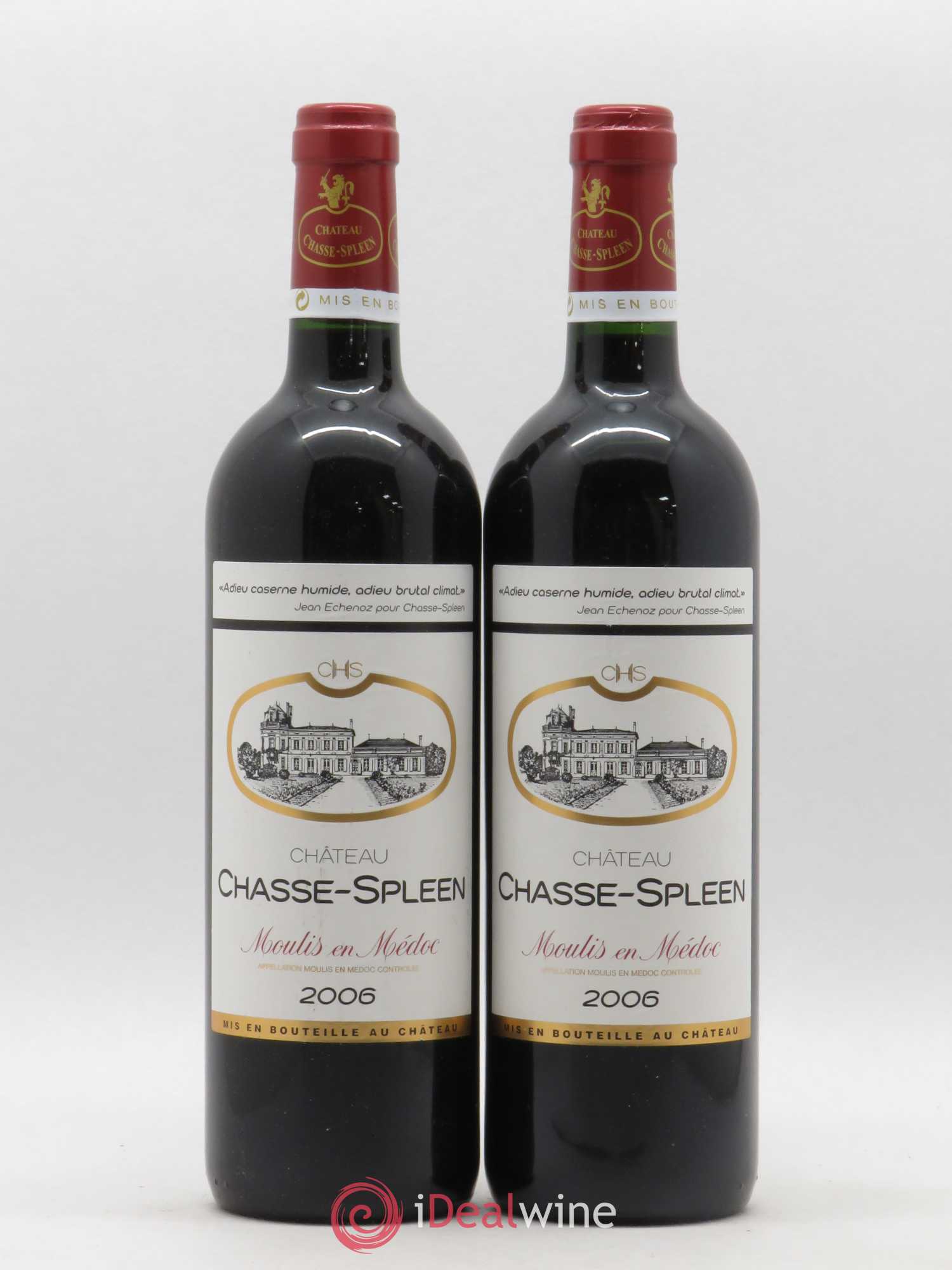 Château Chasse Spleen 2006 - Lot de 2 bouteilles - 0