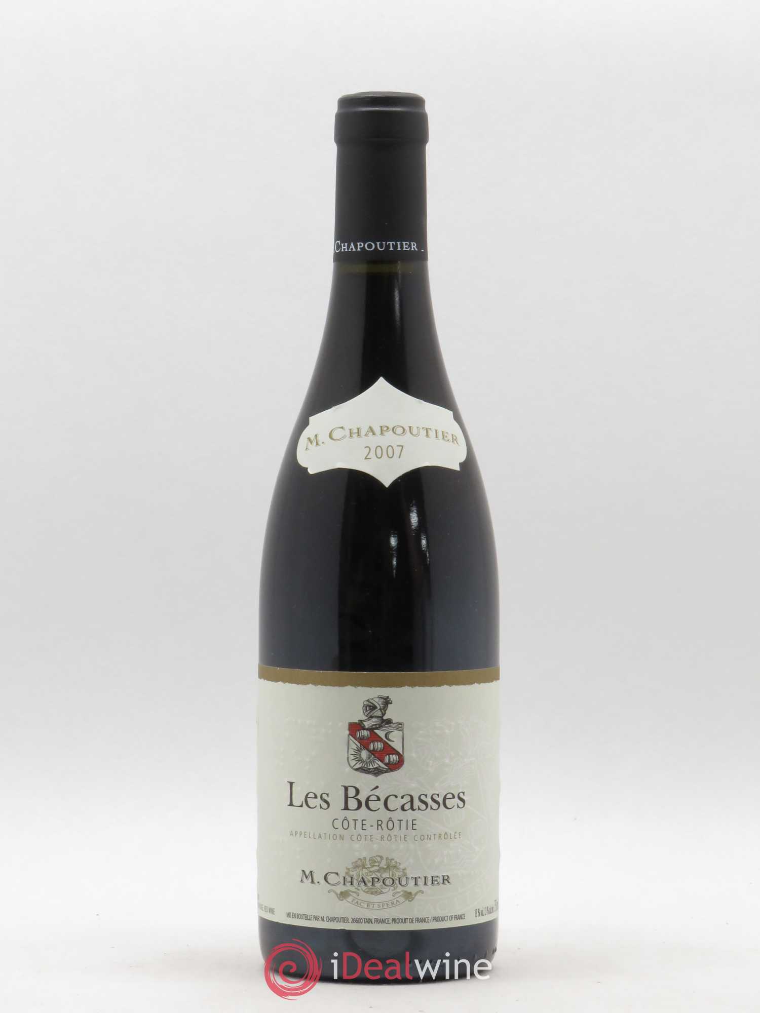 Côte-Rôtie Les Bécasses Chapoutier 2007 - Lot de 1 bouteille - 0